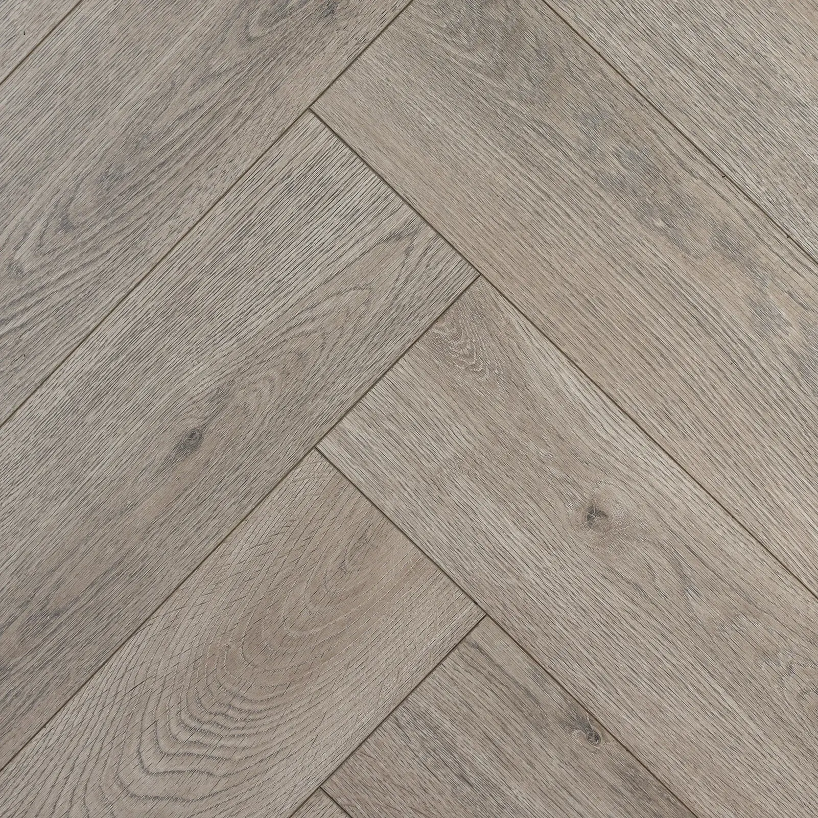 Изображение товара Ламинат Homflor Herringbone Long Island 33 класс 8 мм с фаской 1.842 м² серо-бежевый