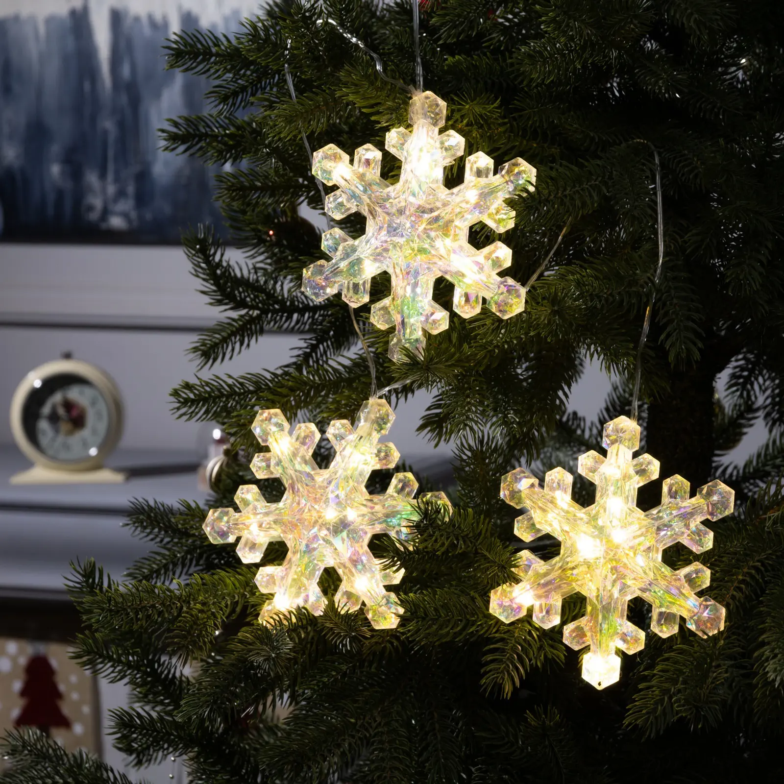 Изображение товара Электрогирлянда комнатная Luazon lighting 10463107 1.2 м 30 ламп 1 режим работы