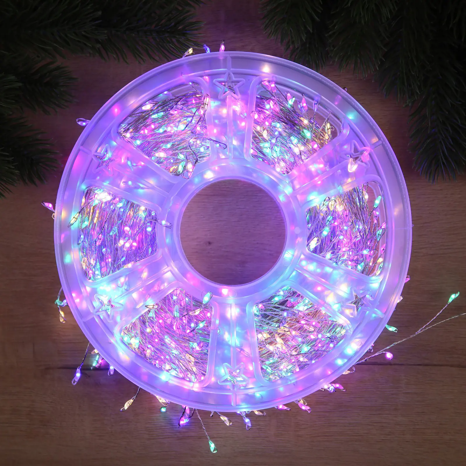 Изображение товара Электрогирлянда комнатная Luazon lighting 10547391 50 м 1500 ламп 8 режимов работы