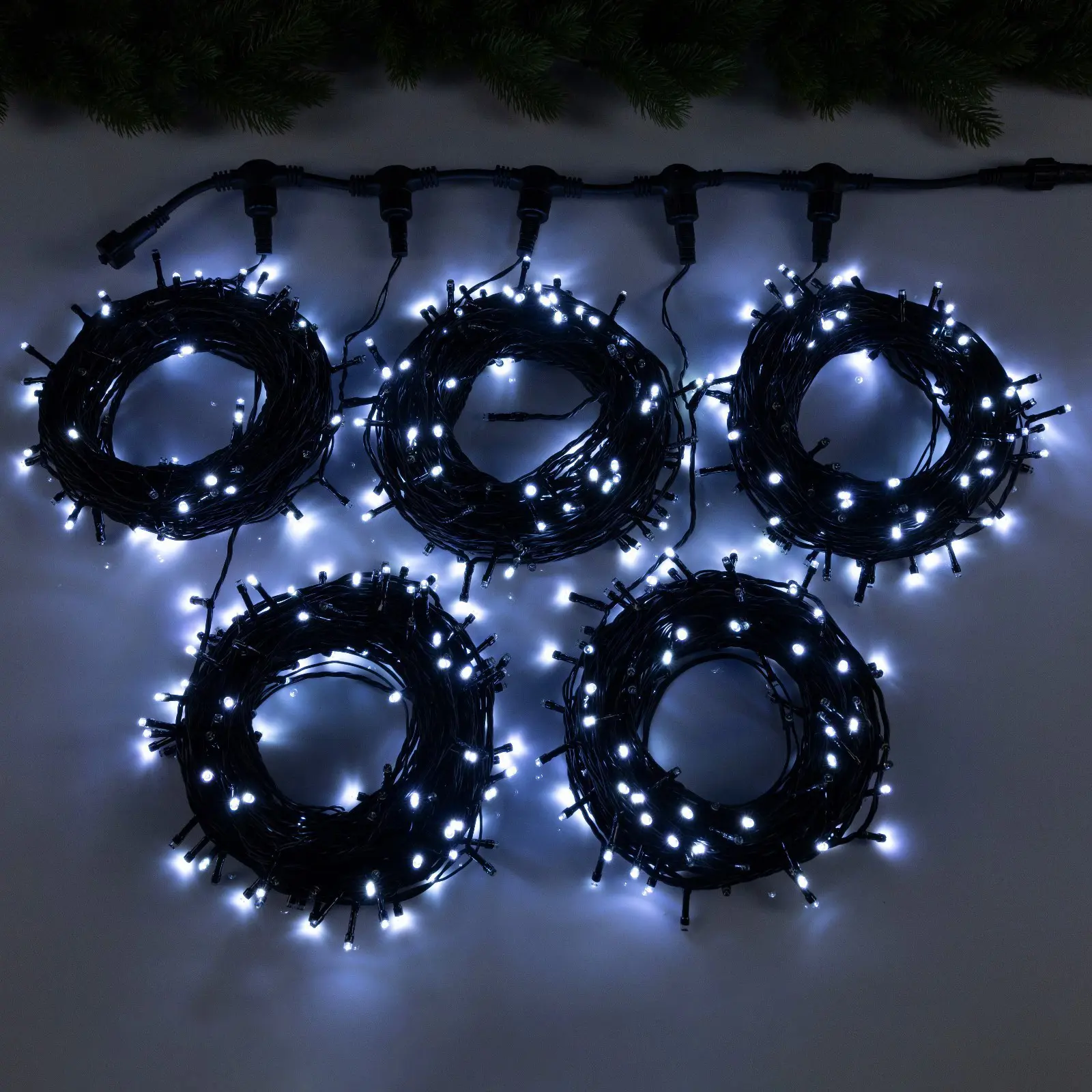 Изображение товара Электрогирлянда комнатная Luazon lighting 9642187 5 м 665 ламп 1 режим работы