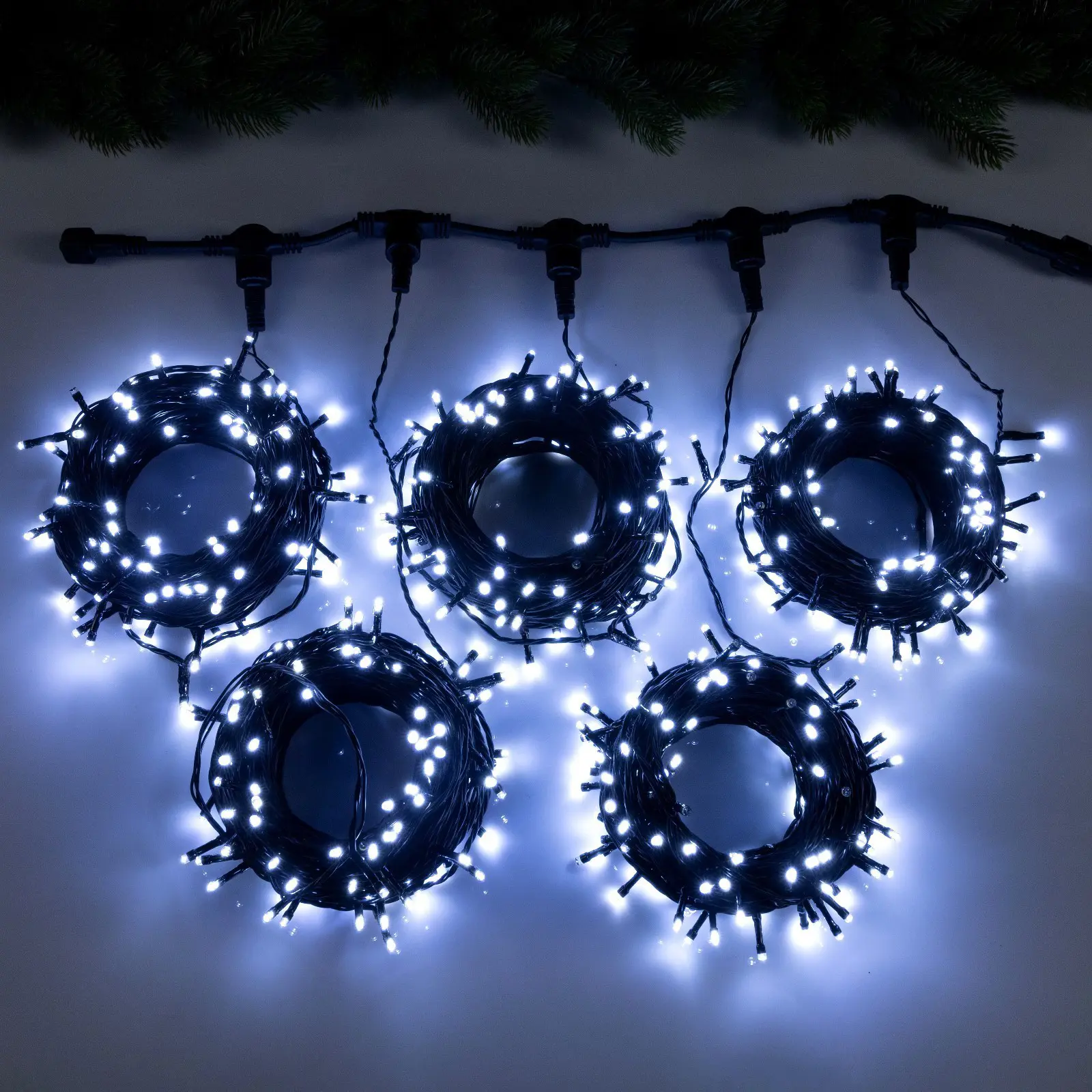 Изображение товара Электрогирлянда комнатная Luazon lighting 9642183 5 м 665 ламп 1 режим работы