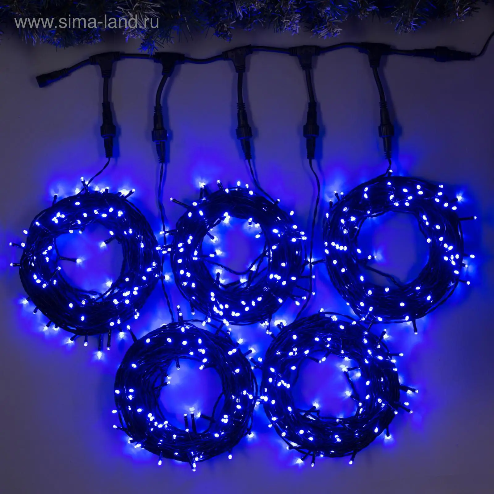 Изображение товара Электрогирлянда комнатная Luazon lighting 5167243 5 м 665 ламп 1 режим работы