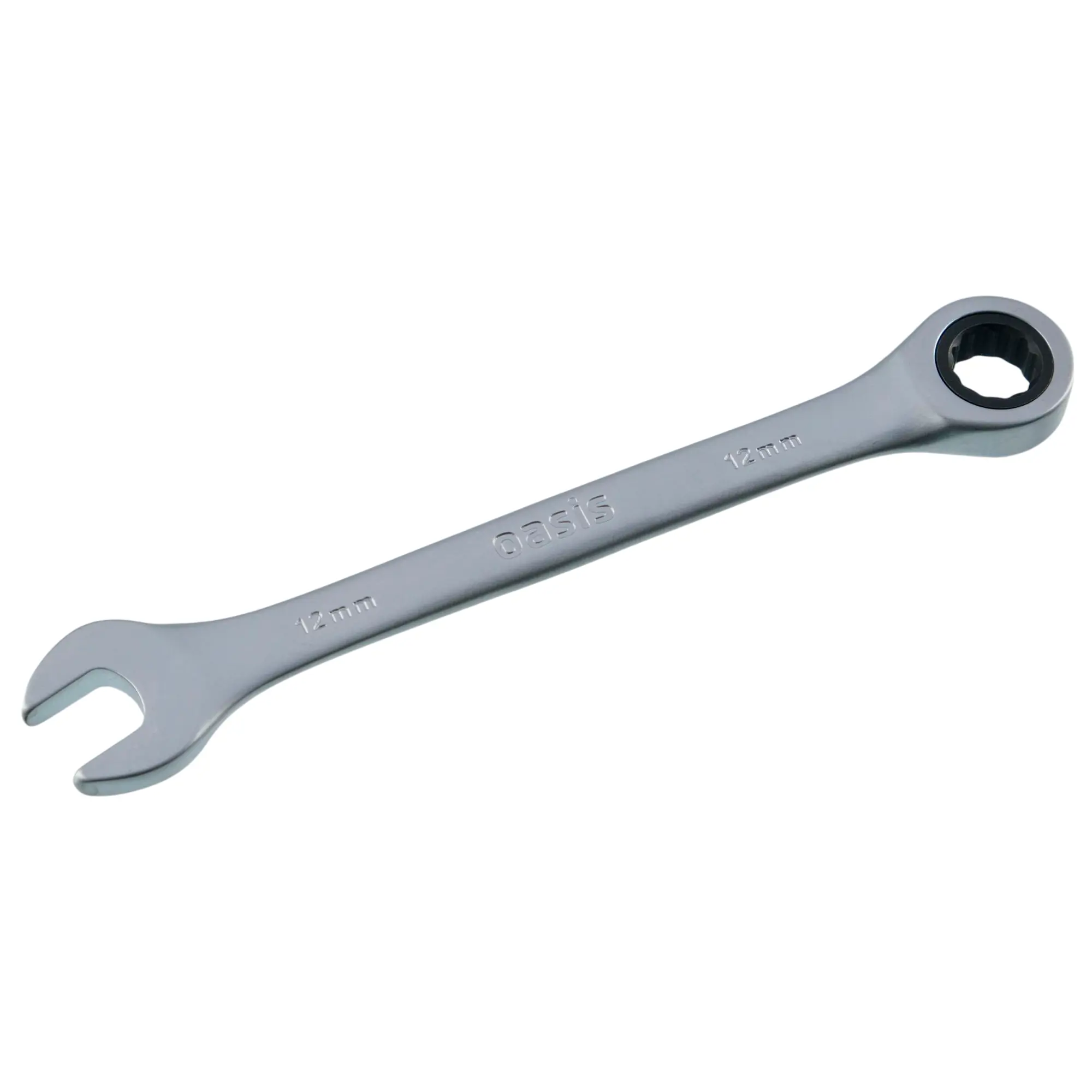Изображение товара Ключ комбинированный с трещоткой Oasis 12 мм 157 мм профессиональный