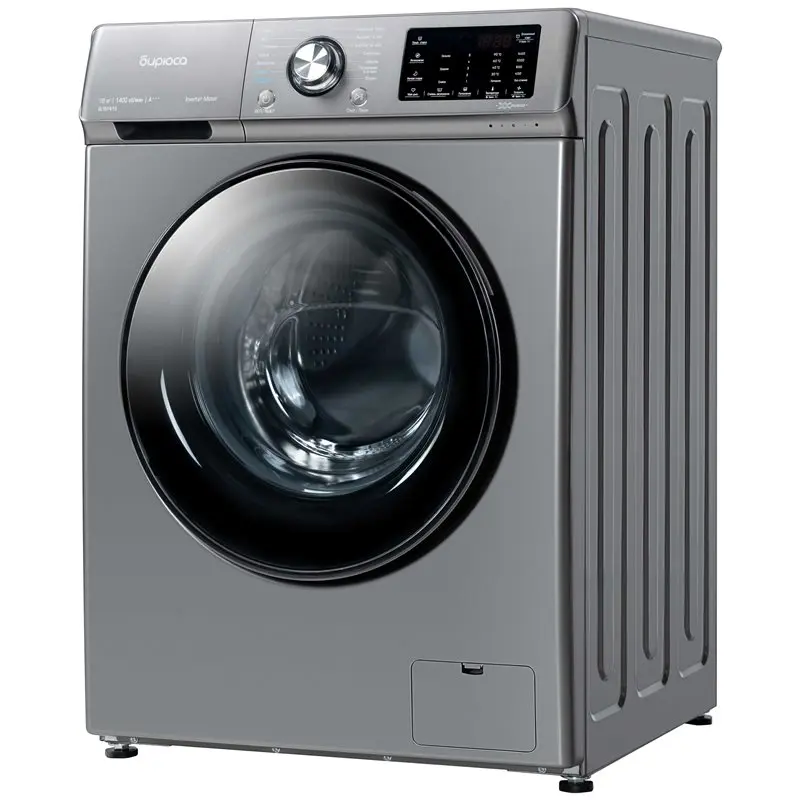 Изображение товара Отдельно стоящая стиральная машина Бирюса Wm-sl1014_15 m 59.5x85x60 см 10.5 кг цвет металл