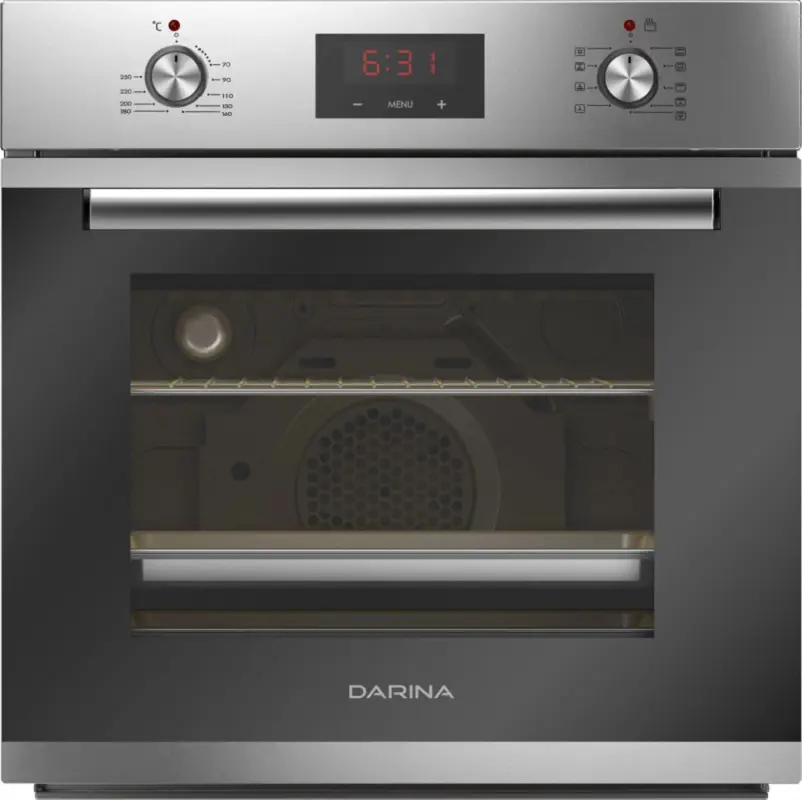 Изображение товара Встраиваемый электрический духовой шкаф Darina 1U5 BDE 112 708 X5 черный, 65л, 9 режимов и гриль