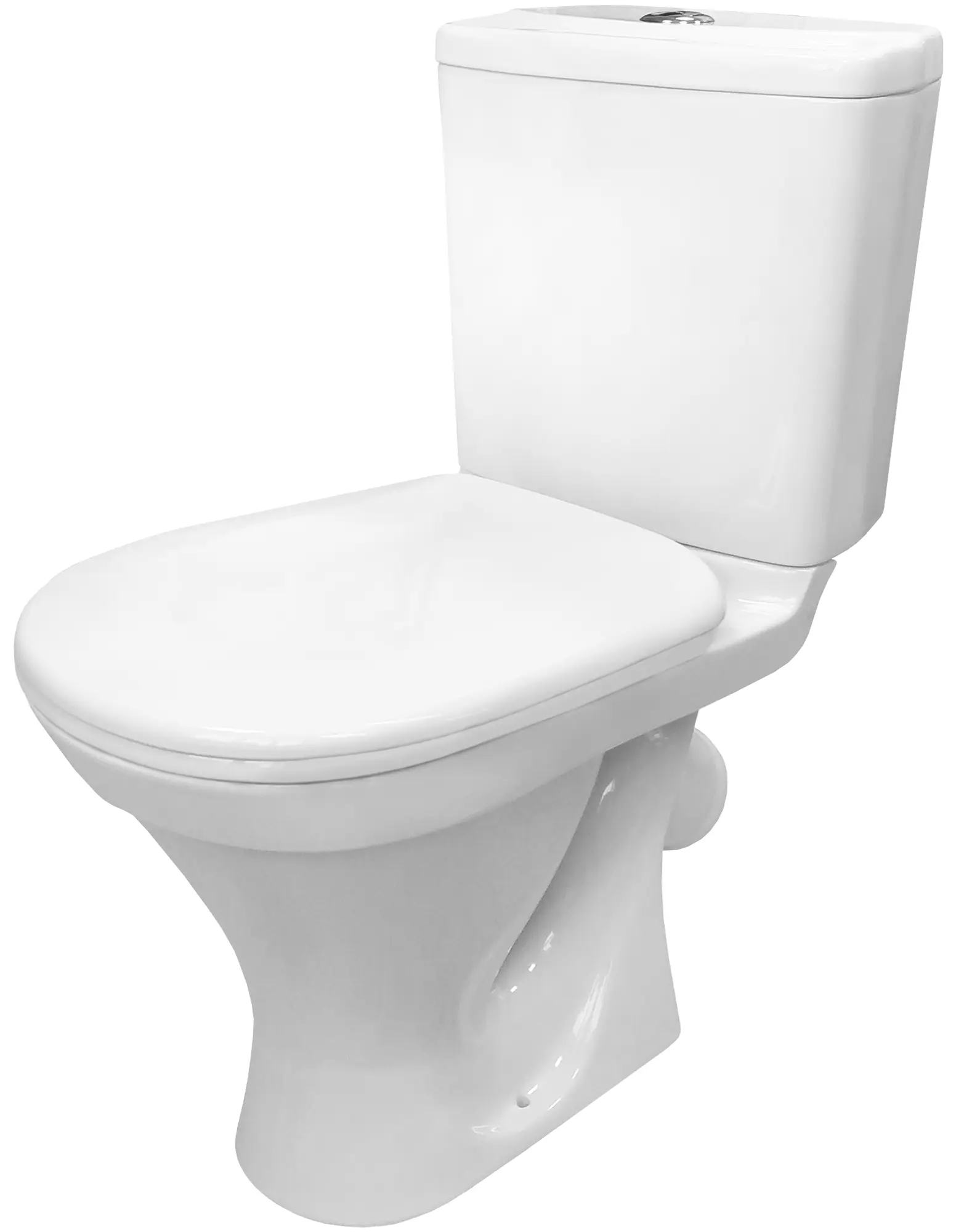 Изображение товара Унитаз-компакт SANITA Master косой выпуск с сиденьем и системой экономичного смыва