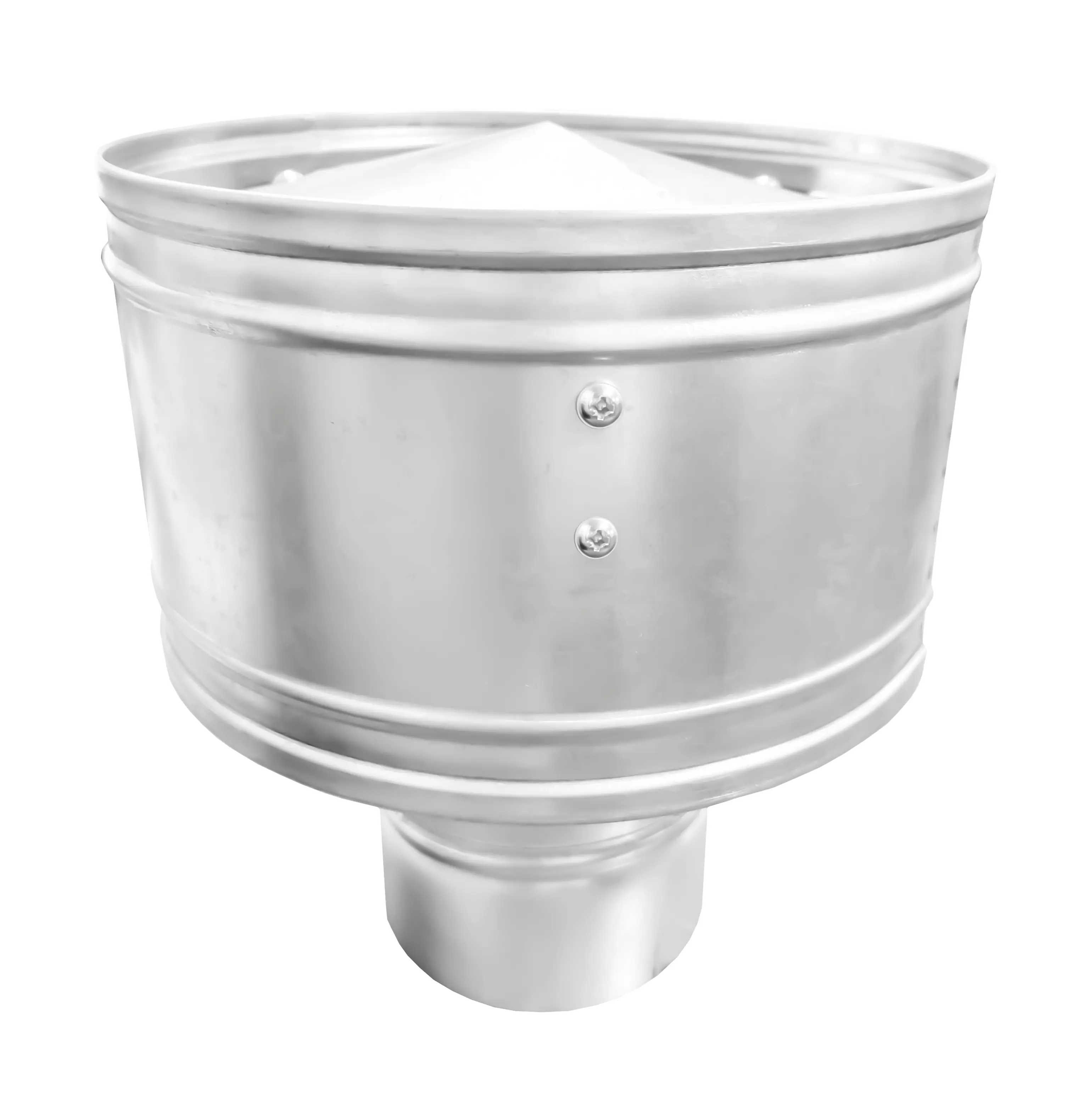 Изображение товара Дефлектор Шамрай Defkraft D135 мм оцинкованная сталь цвет серый