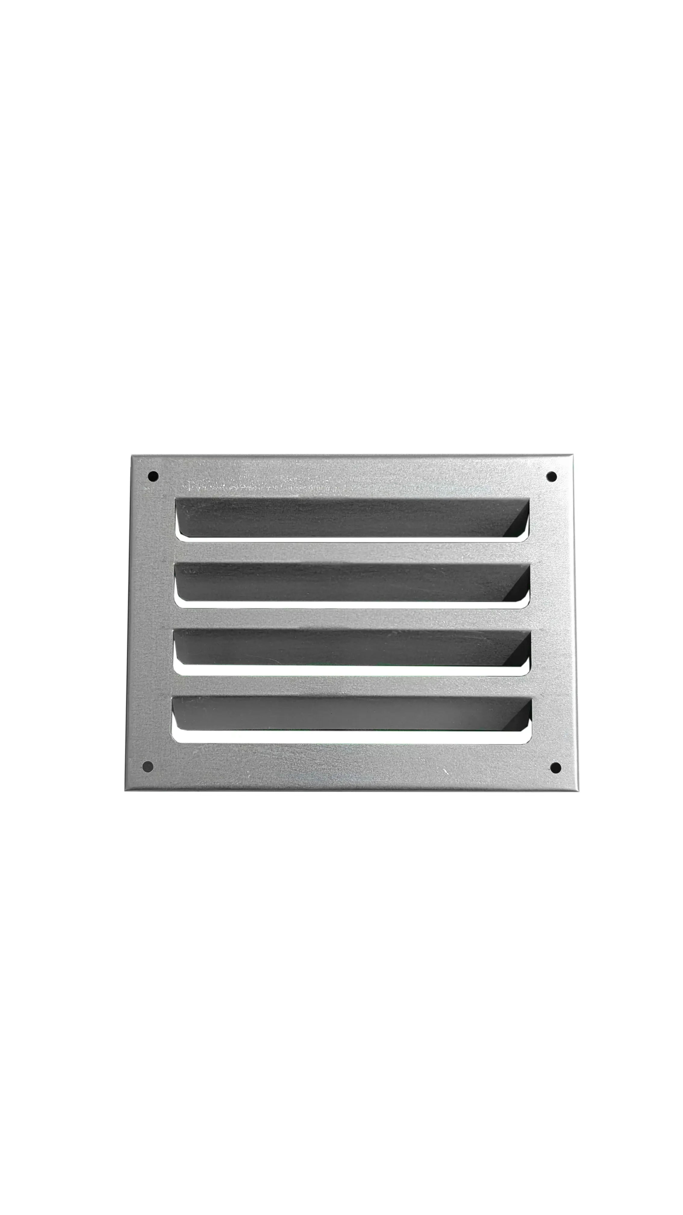 Изображение товара Решетка вентиляционная Шамрай RG 100x250 мм оцинкованная сталь цвет серебристый RG0251001