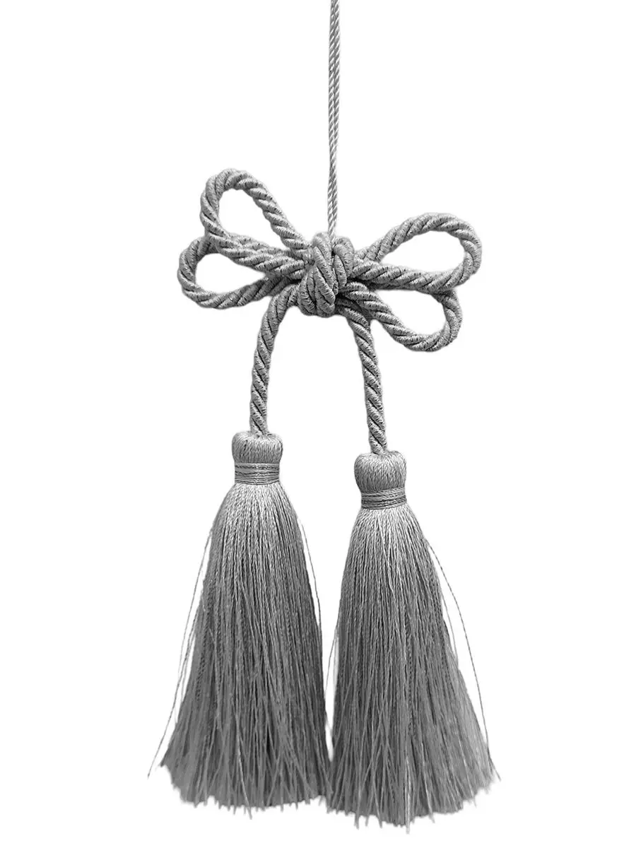 Изображение товара Подвесное украшение Кисти 2x7x15 см серебряный