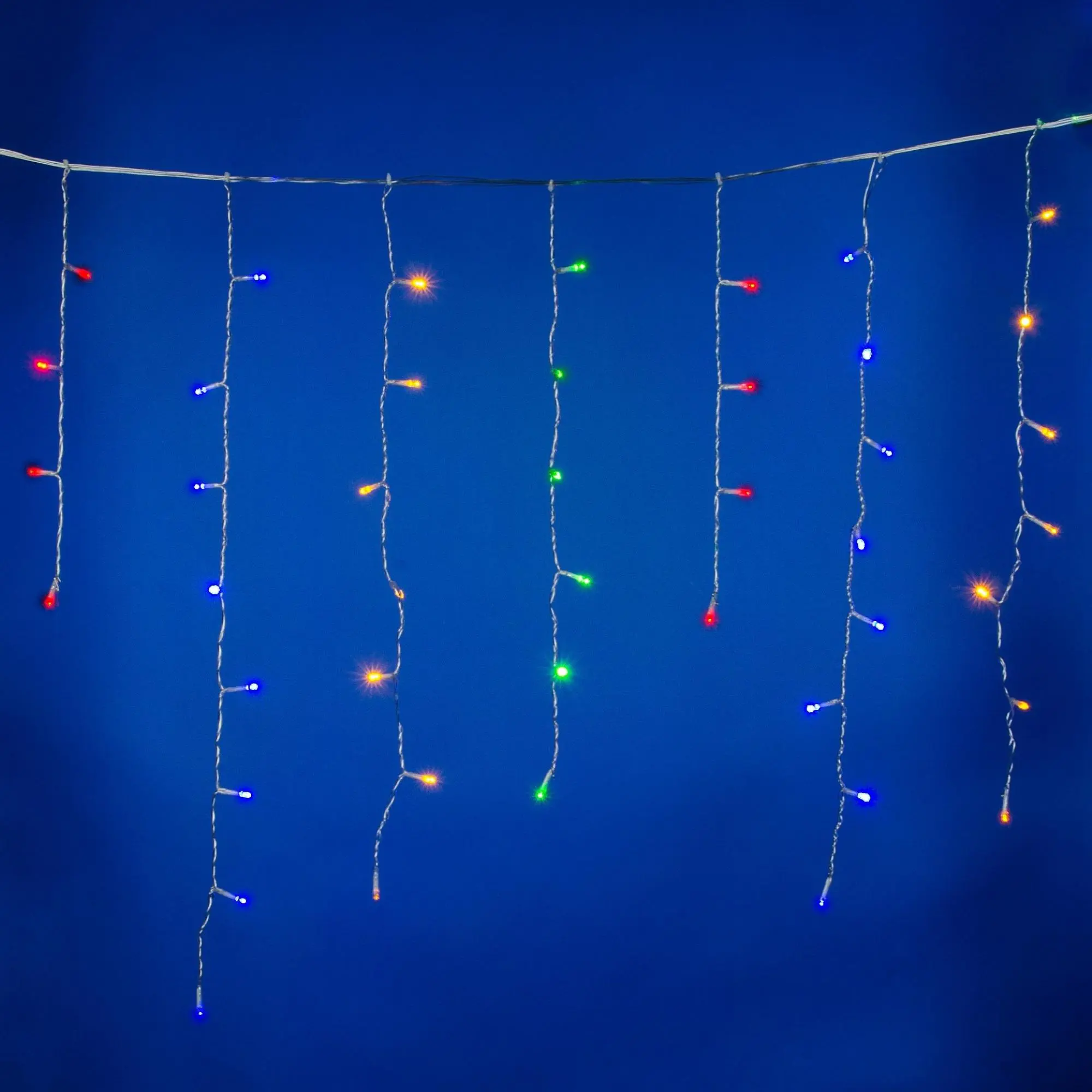 Изображение товара Электрогирлянда светодиодная бахрома 25x0.7 м 440 ламп разноцветный свет