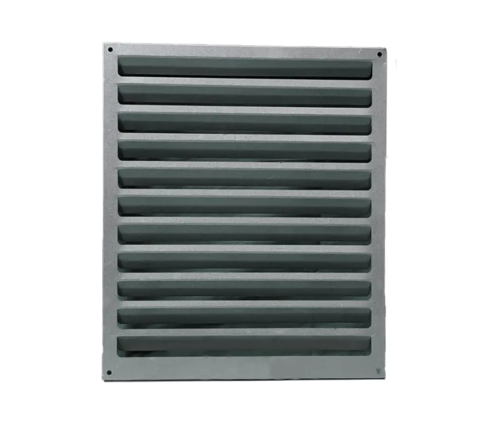 Изображение товара Решетка вентиляционная Шамрай RG 800x500 мм оцинкованная сталь цвет серебристый RG0508001