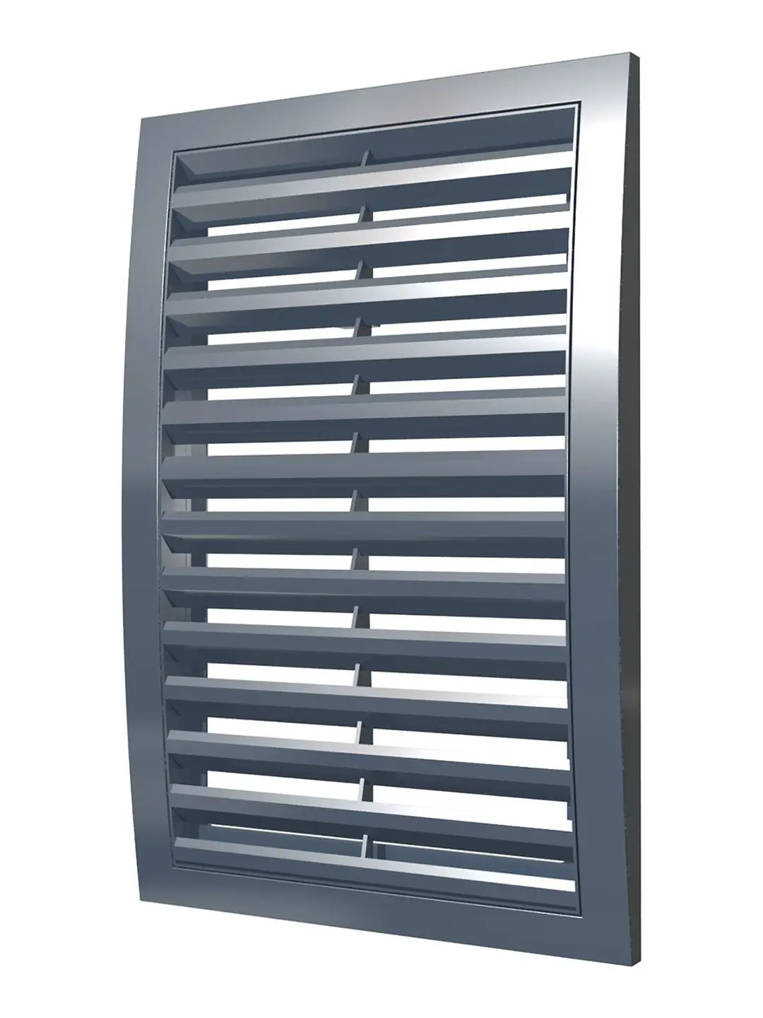 Изображение товара Вентиляционная решетка ERA Street Line 200x200 из ASA пластика с рамкой серого цвета