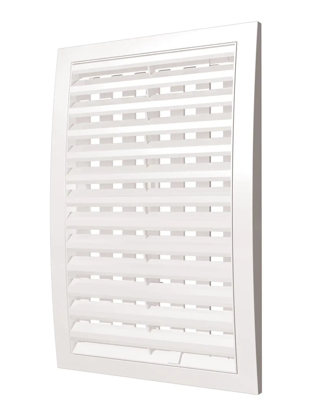 Изображение товара Решётка вентиляционная наружная регулируемая ERA Street Line 200x200 ASA пластик цвет белый