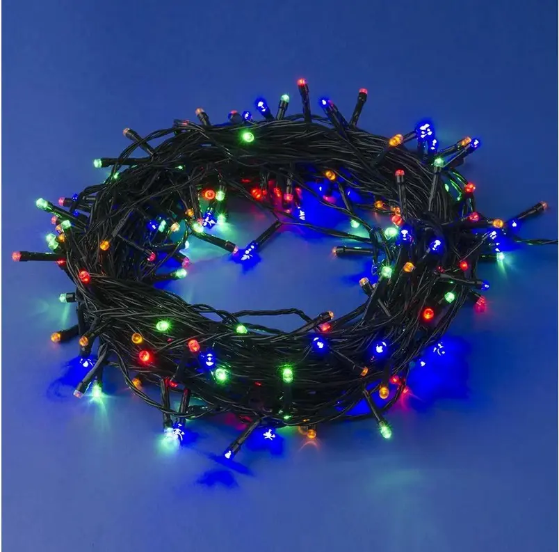 Изображение товара Электрогирлянда комнатная Нить 50 м 500 ламп RGB свет 8 режимов работы