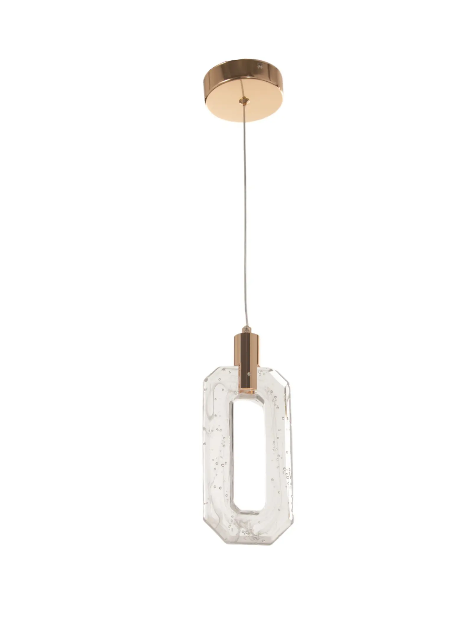 Изображение товара Светильник подвесной светодиодный Bayerlux 10419866 3 м² теплый белый золотой