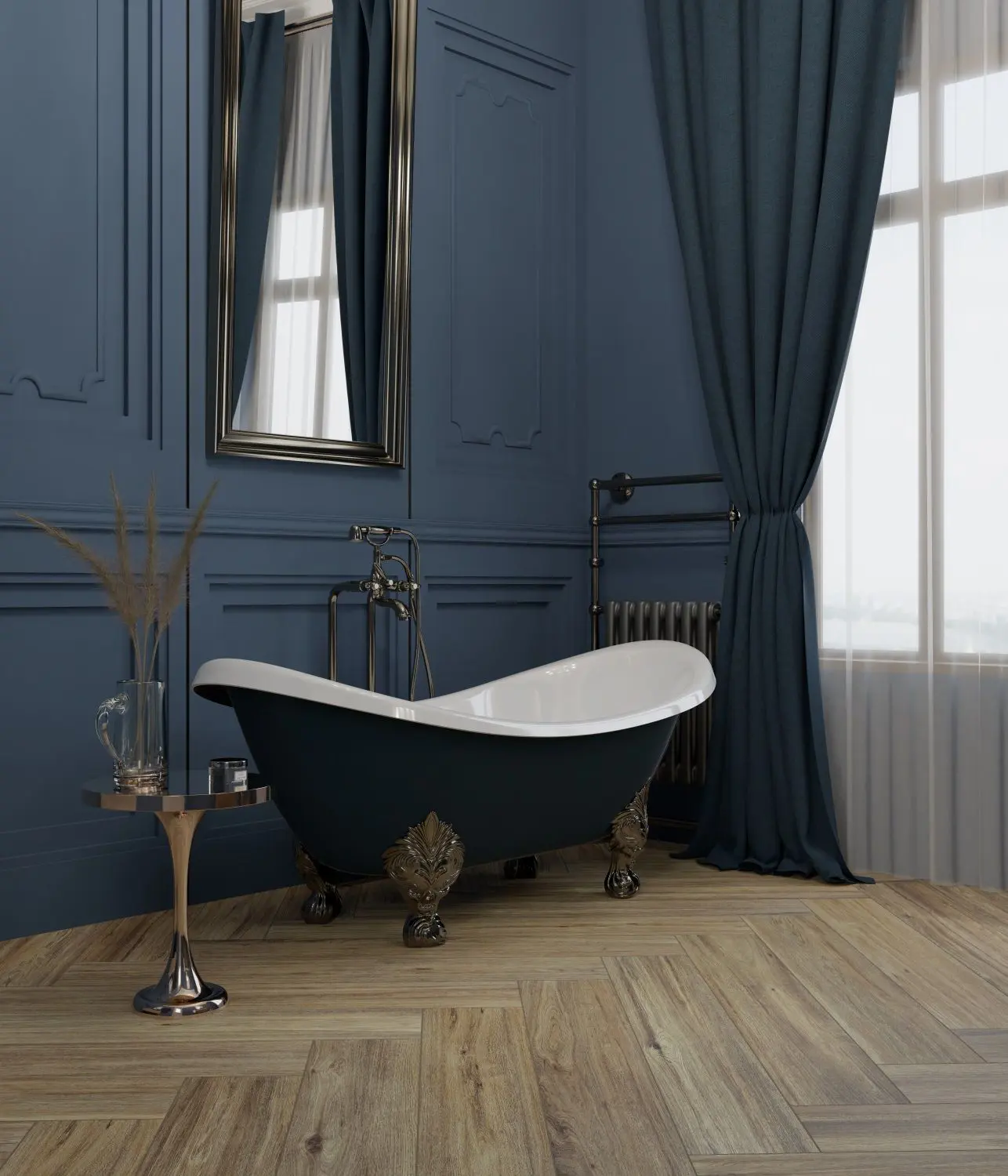 Изображение товара Керамогранит Sanamero Forest line 20x120 см горчичный для пола и стен