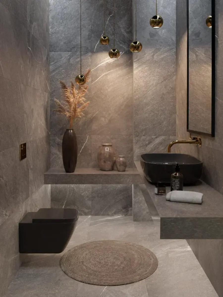 Изображение товара Керамогранит Sanamero Rockstar 60x120 см коричневый глянцевый для пола и стен