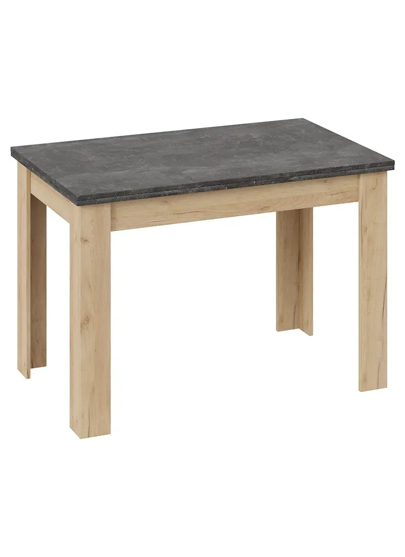 Изображение товара Стол квадратный Woodville 474405 90x67 см ЛДСП цвет дуб крафт золотой / ателье темное