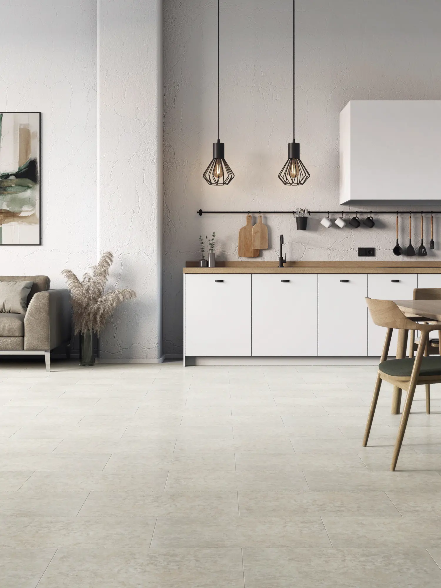 Изображение товара SPC плитка Stepton Urban 0118 43 класс толщиной 4 мм для пола, имитирующая камень, 2.232 м²