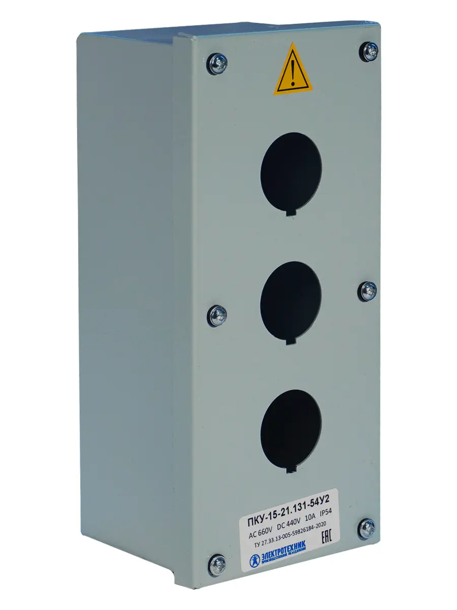 Изображение товара Пульт управления ET054729 металлический корпус с отверстием под сальник PG