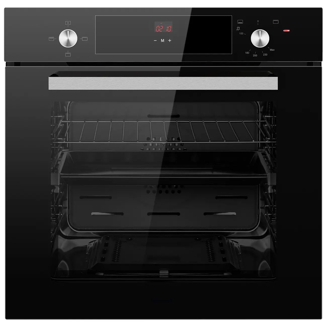 Изображение товара Газовый духовой шкаф Weissgauff WGO 706 D Black Glass 67 л черный стекло