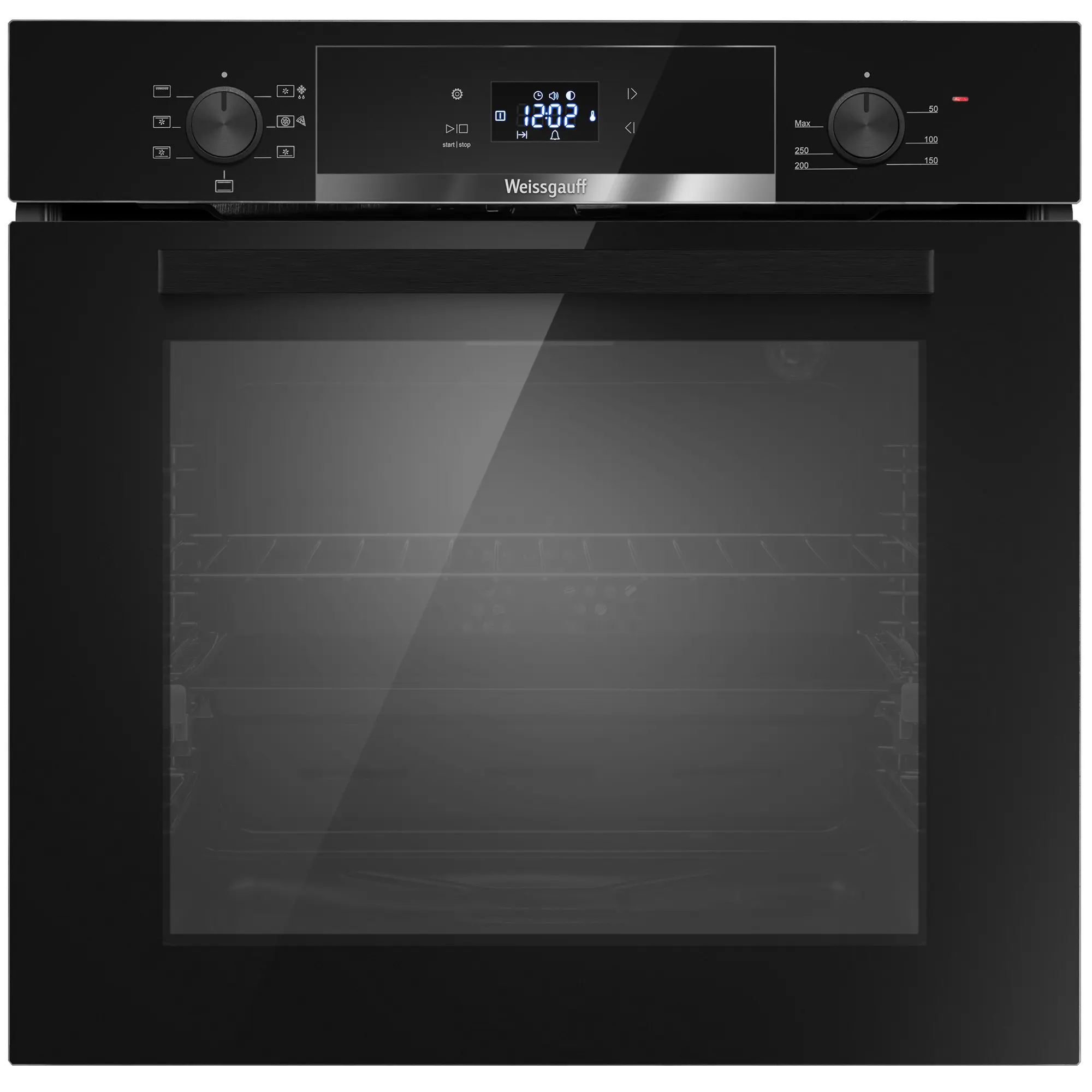 Изображение товара Встраиваемый духовой шкаф Weissgauff PDBS Black Edition 436722 60х60х54.3 см цвет черный