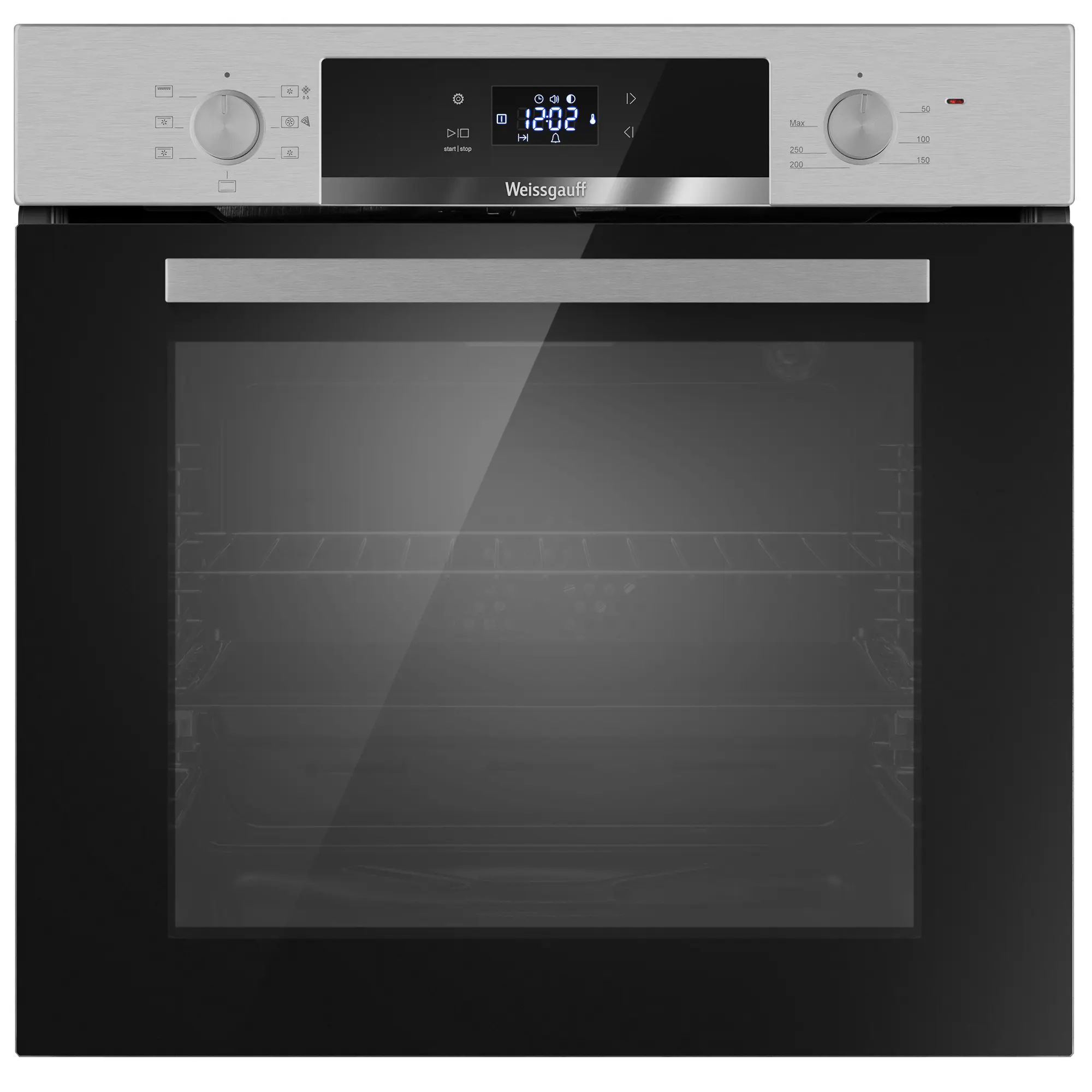 Изображение товара Встраиваемый духовой шкаф Weissgauff PDXS 60х60х54.3 см цвет нержавеющая сталь