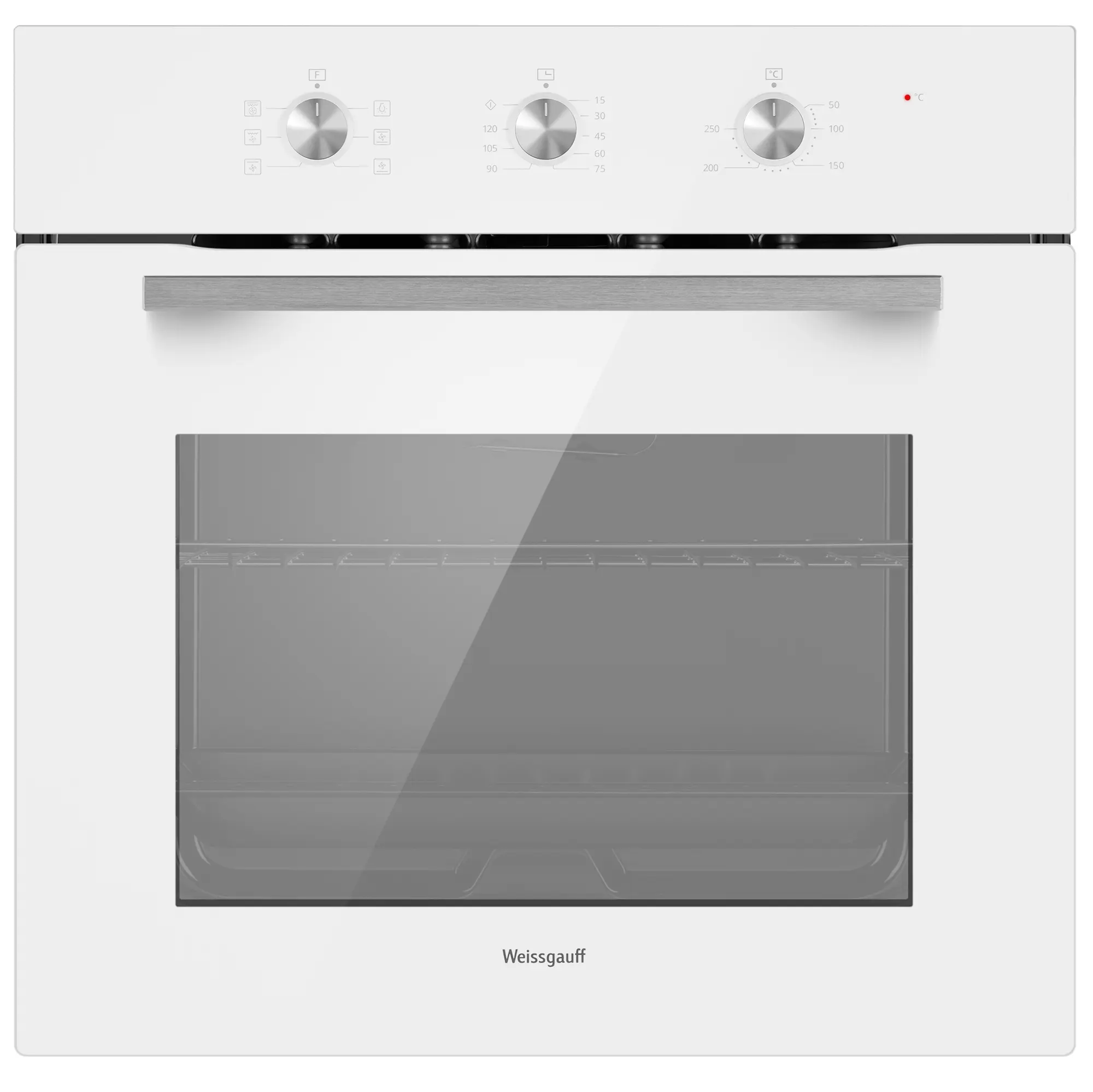 Изображение товара Встраиваемый духовой шкаф Weissgauff 262 Pmw 60x59.50x42.10 см цвет белый