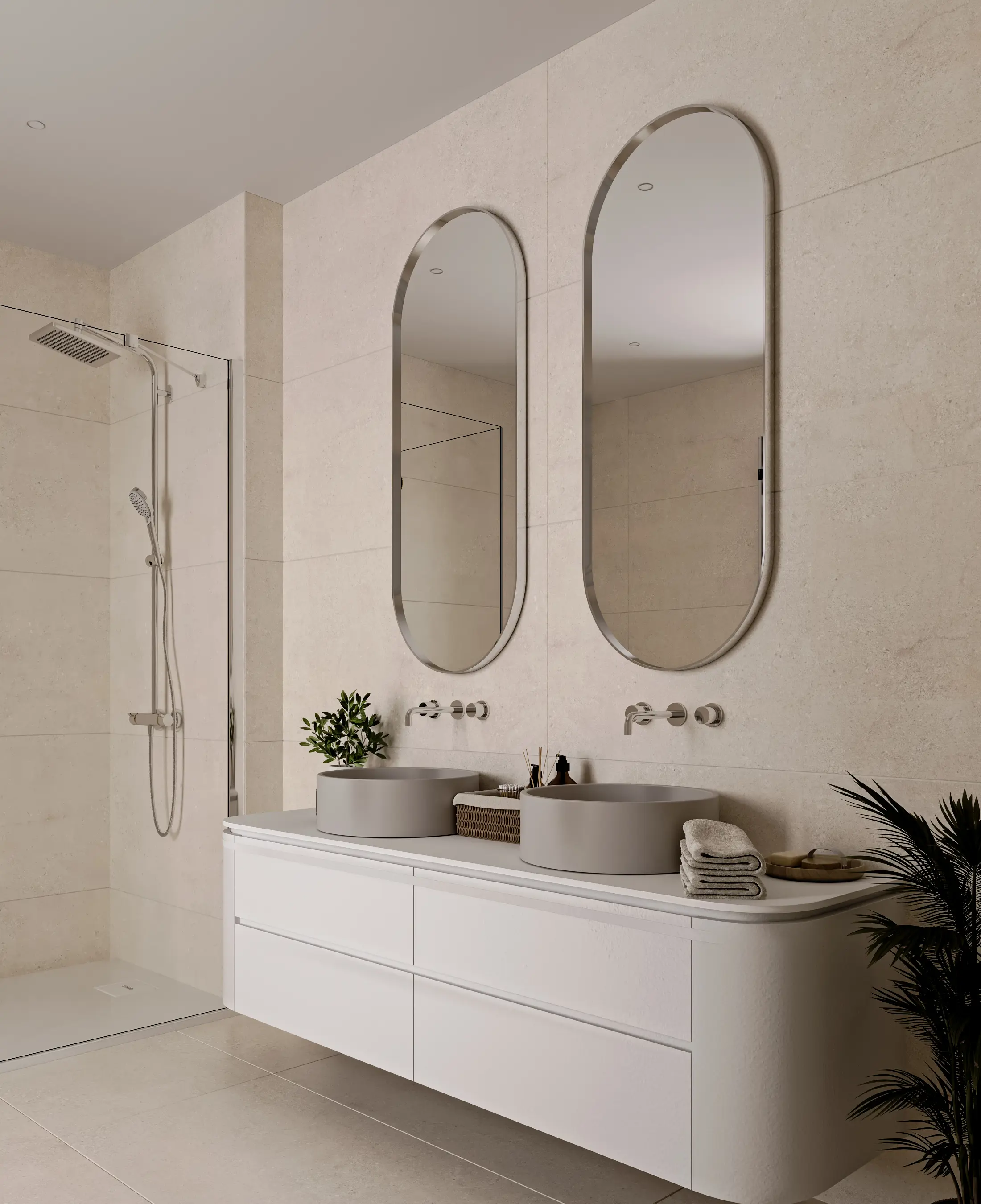 Изображение товара Керамогранит Staro Concreto 60x120 см бежевый гидроизоляция и морозостойкость