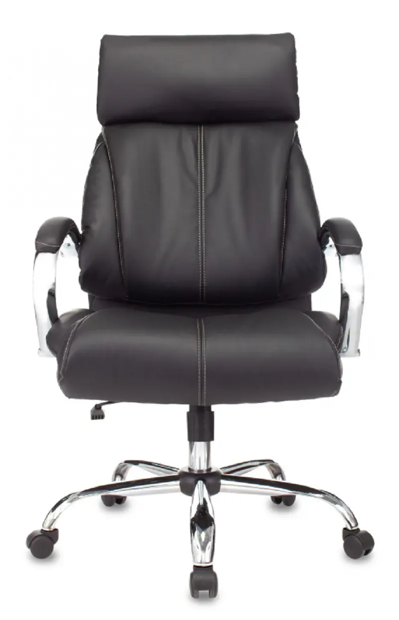 Изображение товара Офисное кресло руководителя Бюрократ T-9904NSL черное эко кожа хром металл регулируемое