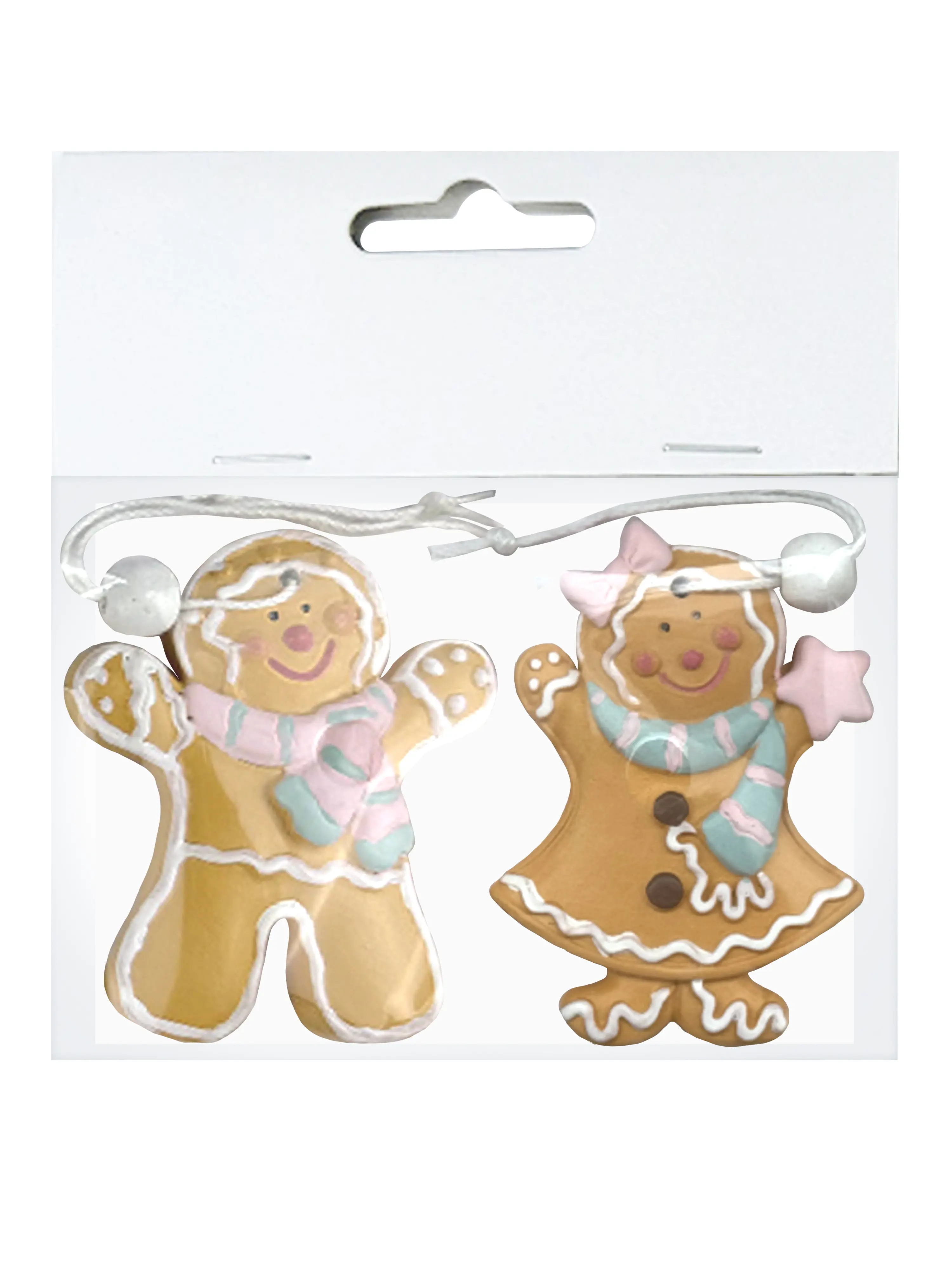 Изображение товара Набор елочных игрушек «Пряник», 5.5 см, полирезина, цвет разноцветный