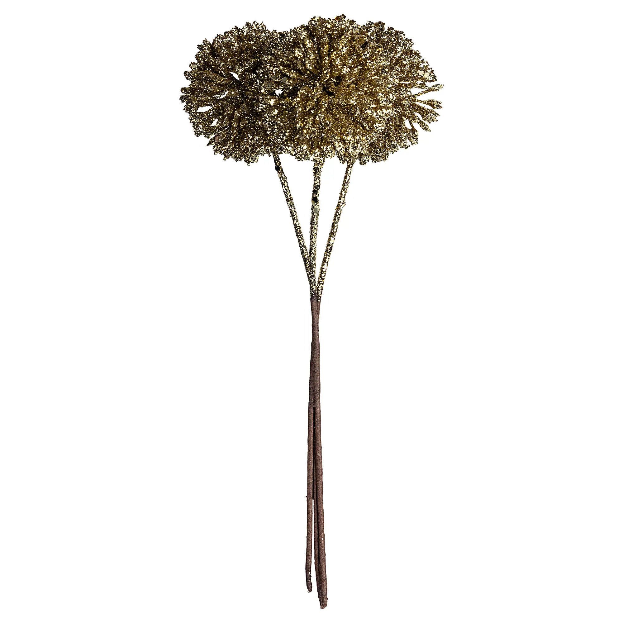 Изображение товара Украшение декоративное KREAFORTA Цветы 25 см золотой