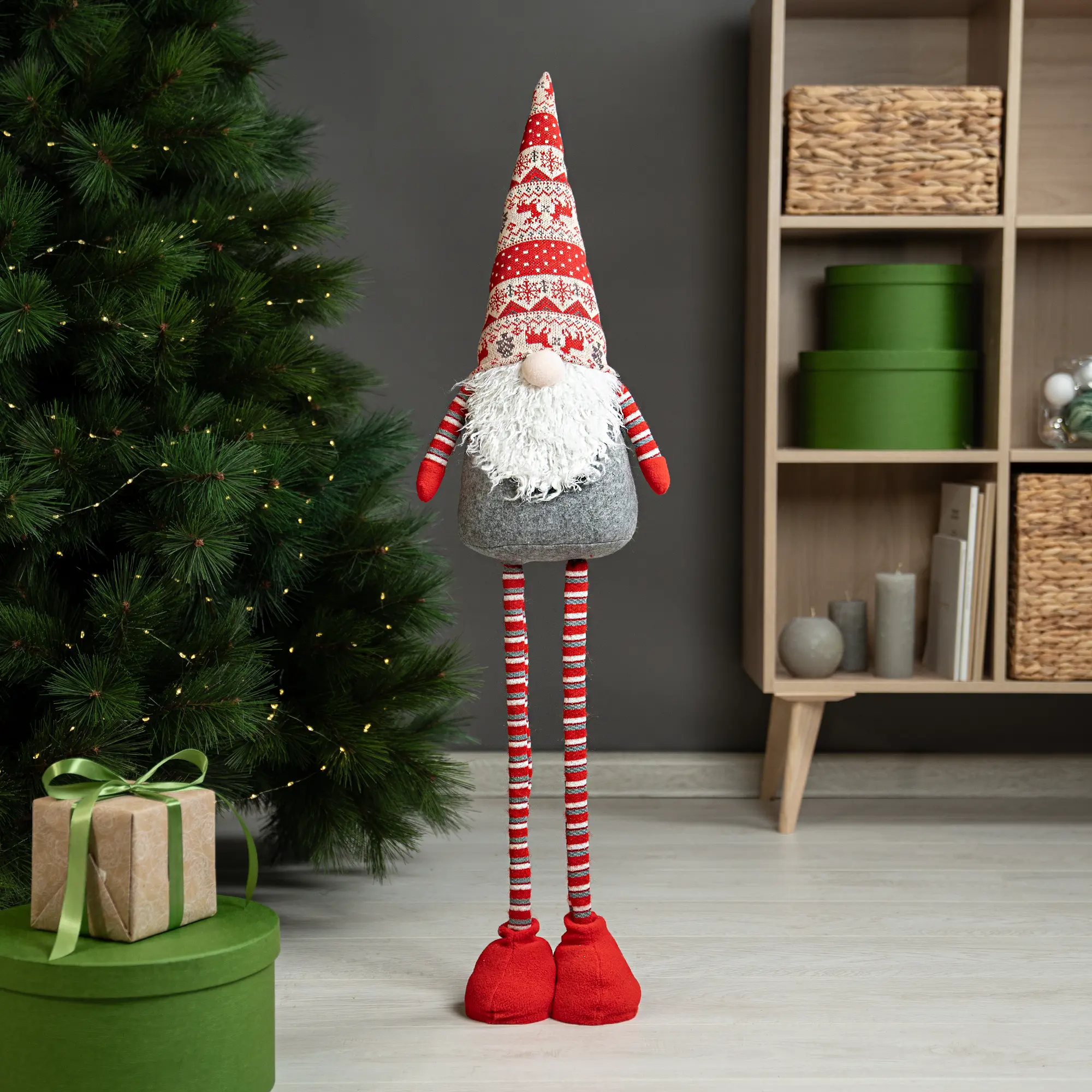 Изображение товара Фигура декоративная KREAFORTA Гном 70 см красный