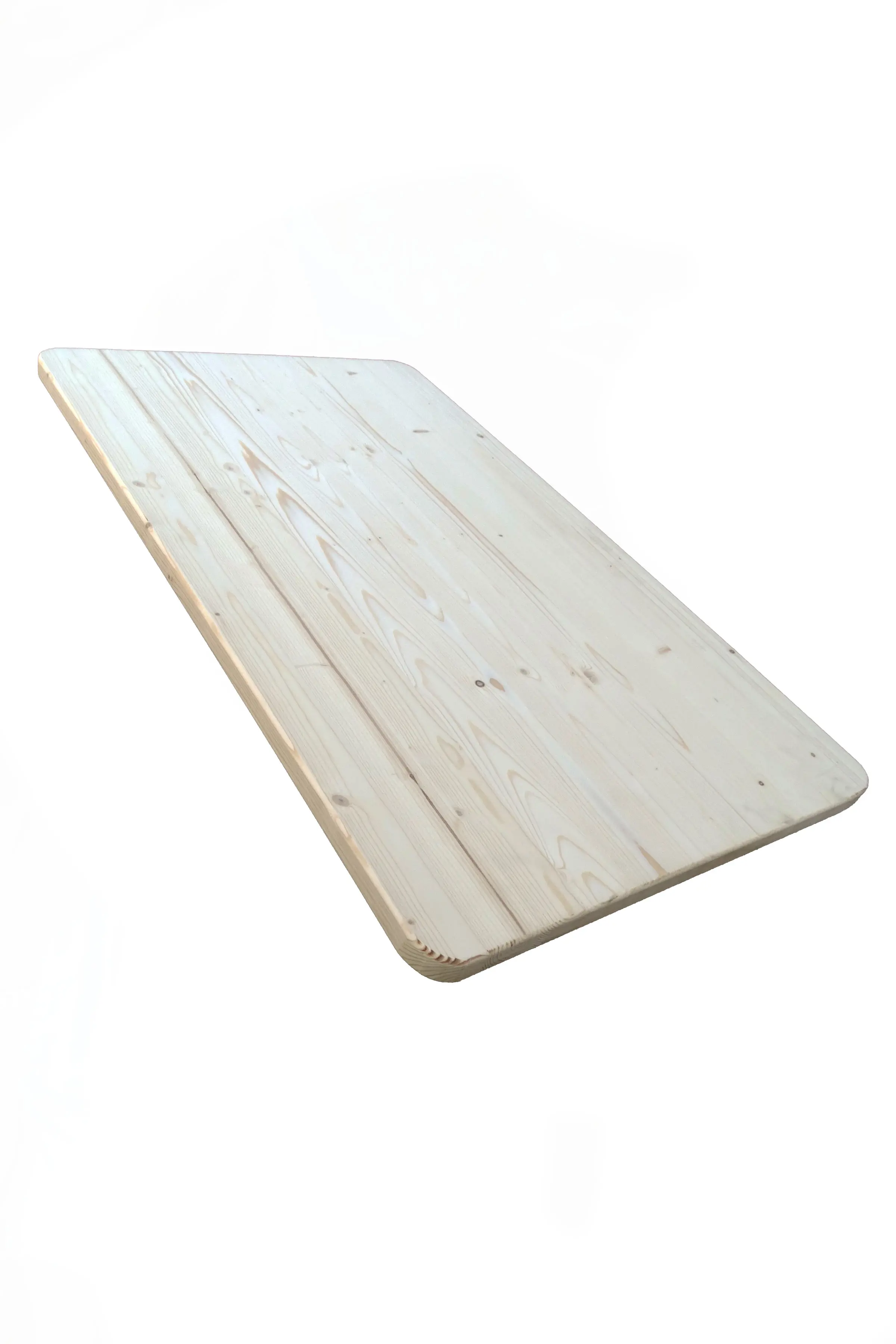 Изображение товара Кухонная столешница овальная Сибирский лес 120x70x2.8 см дерево бежевый