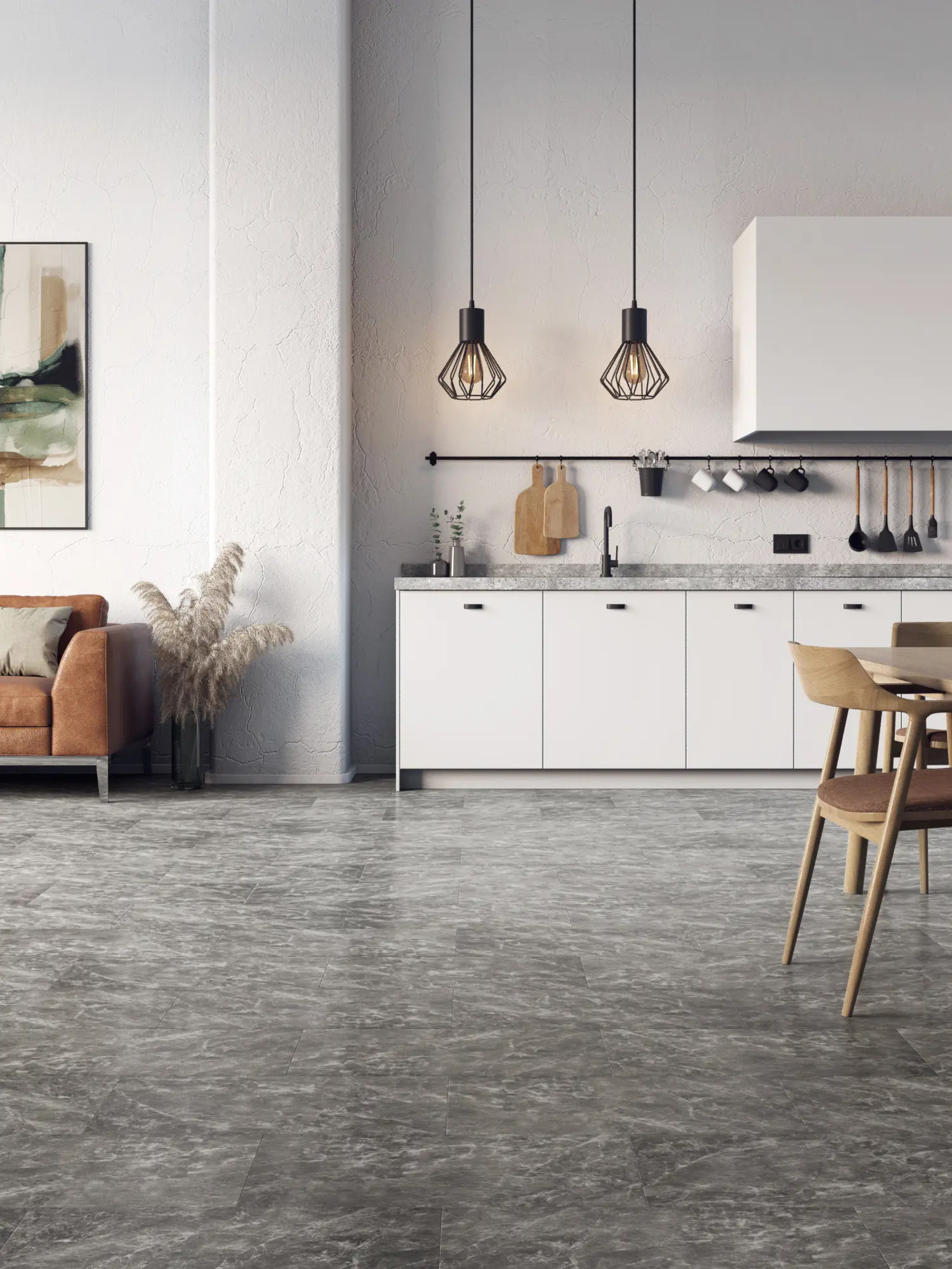 Изображение товара SPC плитка Stepton Urban 911 камень 4 мм водостойкая для пола и стен