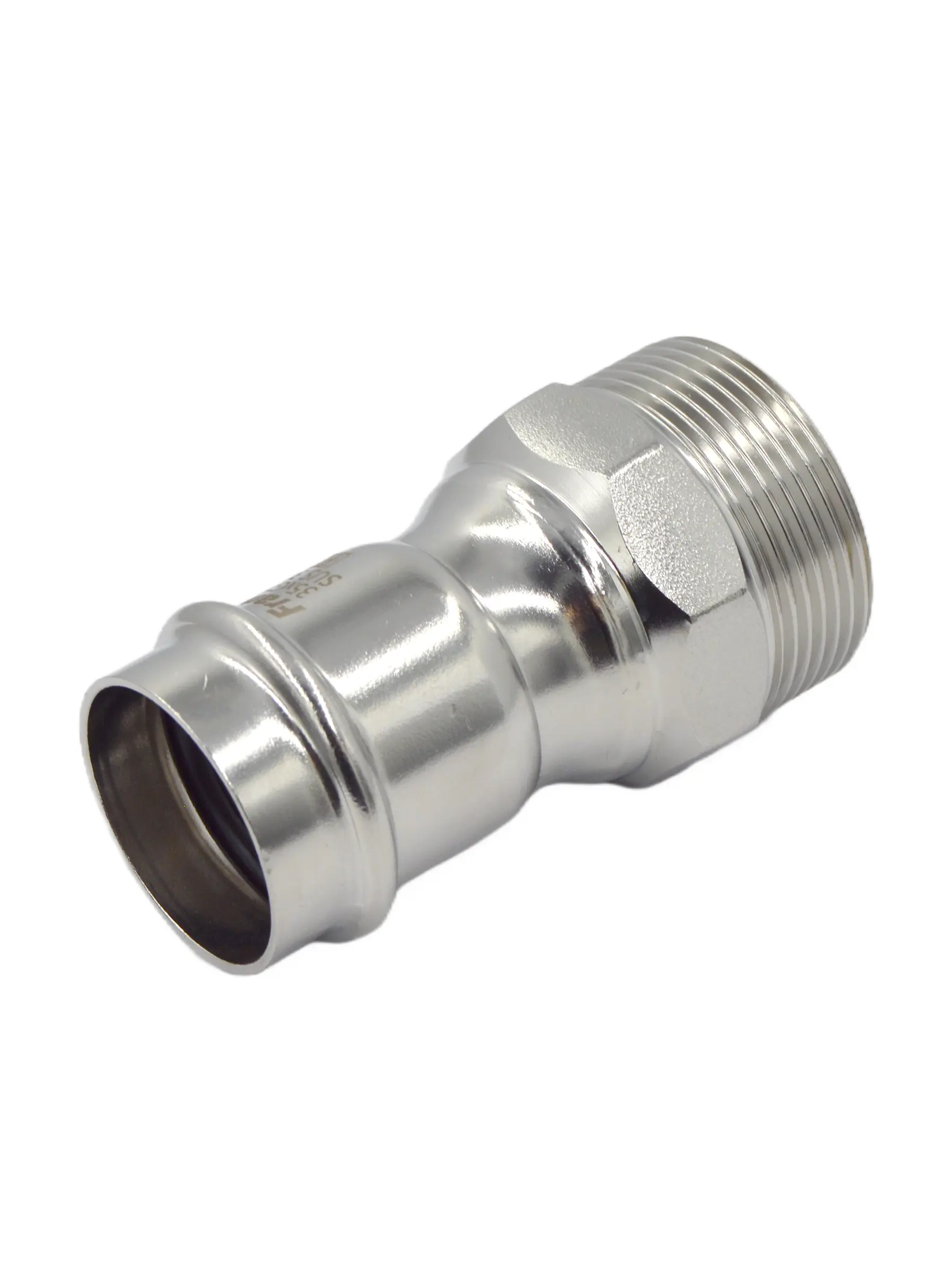 Изображение товара Переходник Franta 1/2x35 мм НР-ВПр нержавеющая сталь SUS 304 для системы отопления