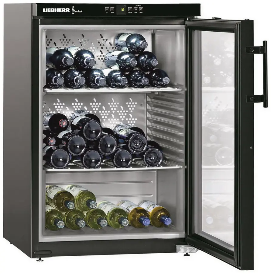 Изображение товара Винный шкаф Liebherr 60х89х61.3 см 66 бутылки цвет черный