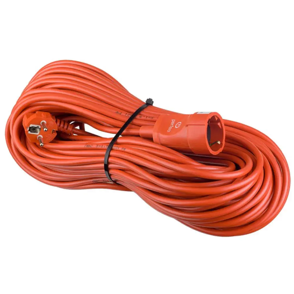 Изображение товара Удлинительный кабель Perfeo PF_C3275 3x1.5 40 м 1 розетка с заземлением 3500 Вт цвет оранжевый