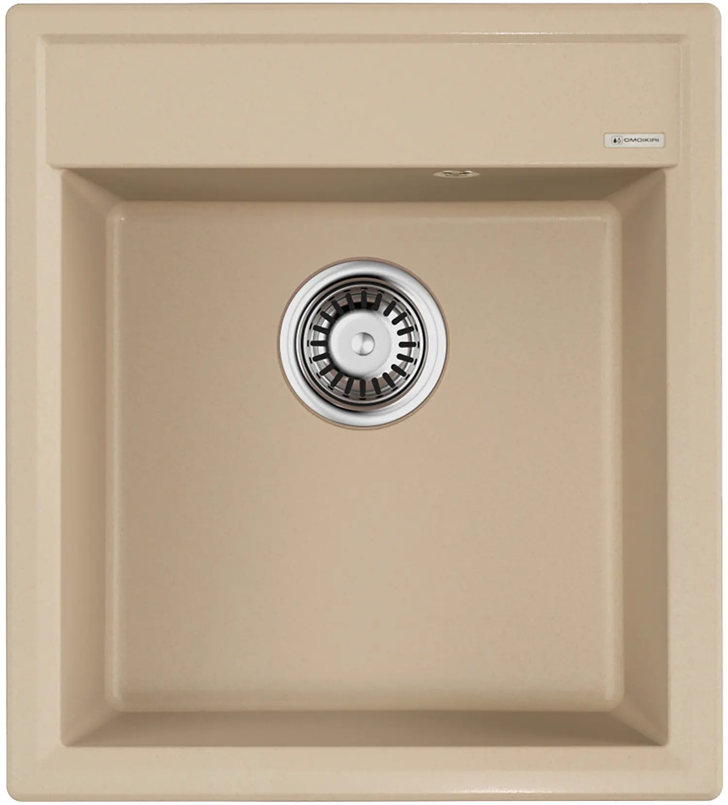 Изображение товара Кухонная мойка OMOIKIRI Daisen 46-SA 46x51см искусственный гранит/Бежевый
