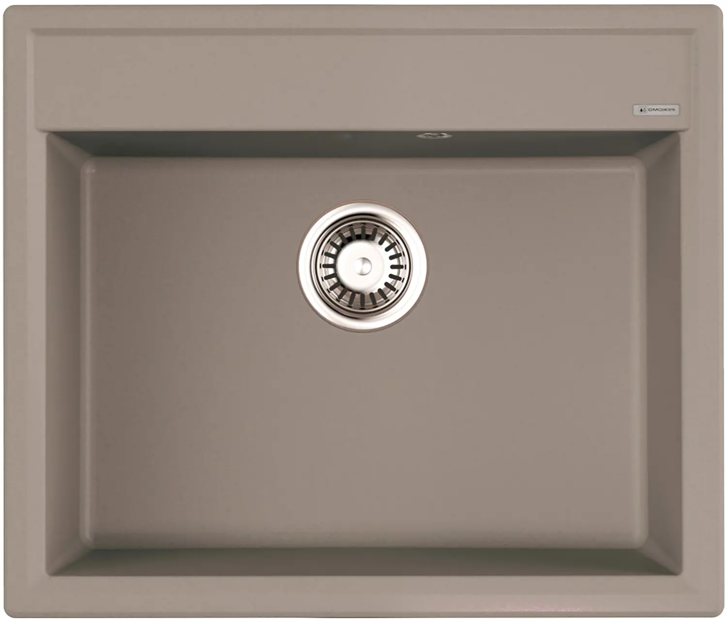 Изображение товара Кухонная мойка OMOIKIRI Daisen 60-GR 60x51см искусственный гранит/Leningrad Grey