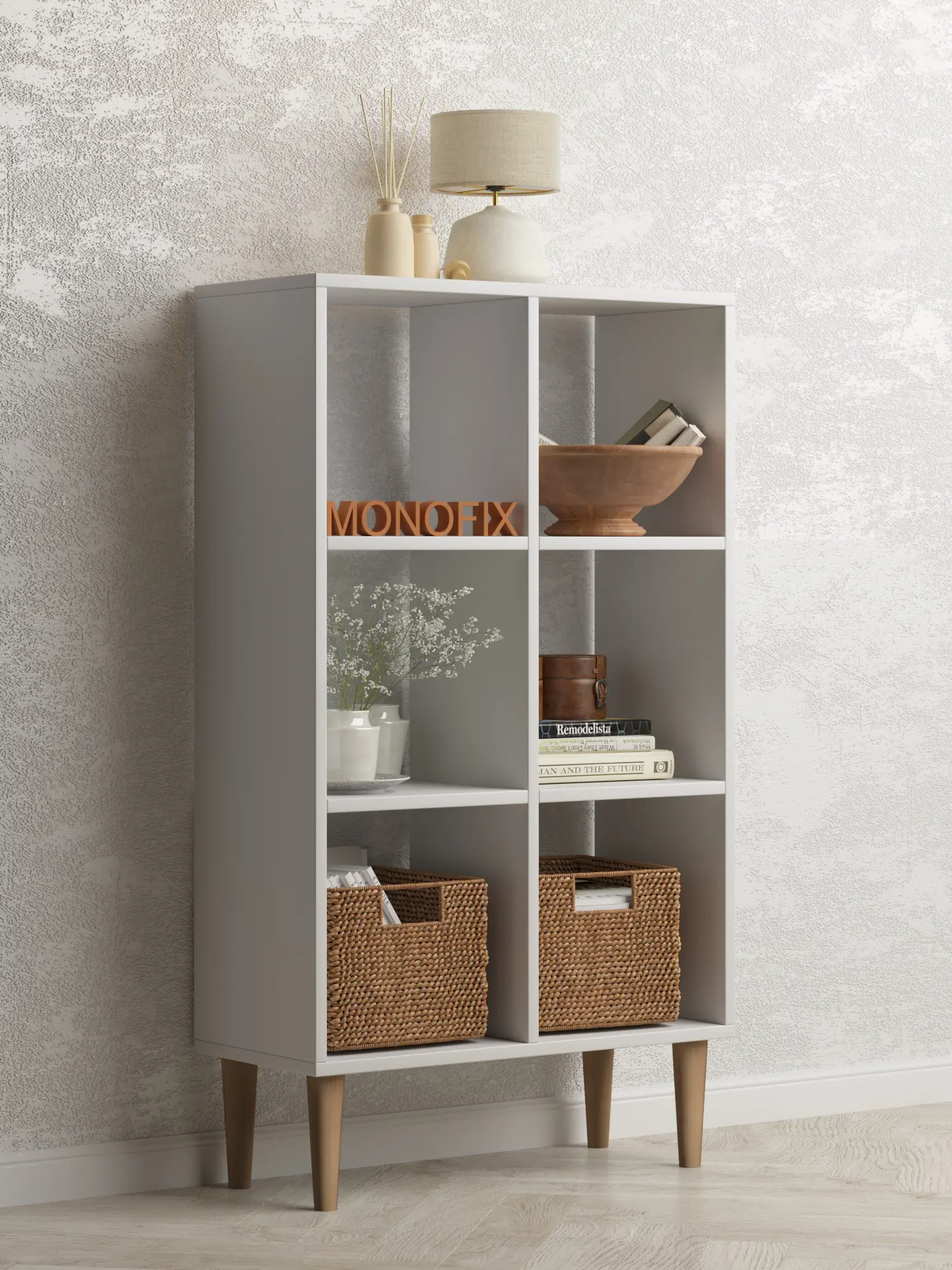 Изображение товара Стеллаж с полками Monofix ОДОС 69x120 см белый