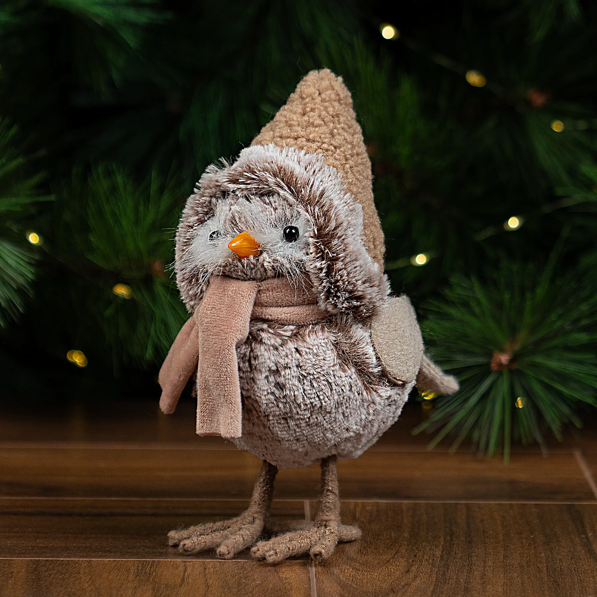 Изображение товара Фигура декоративная KREAFORTA Снегирь 21 см коричневый