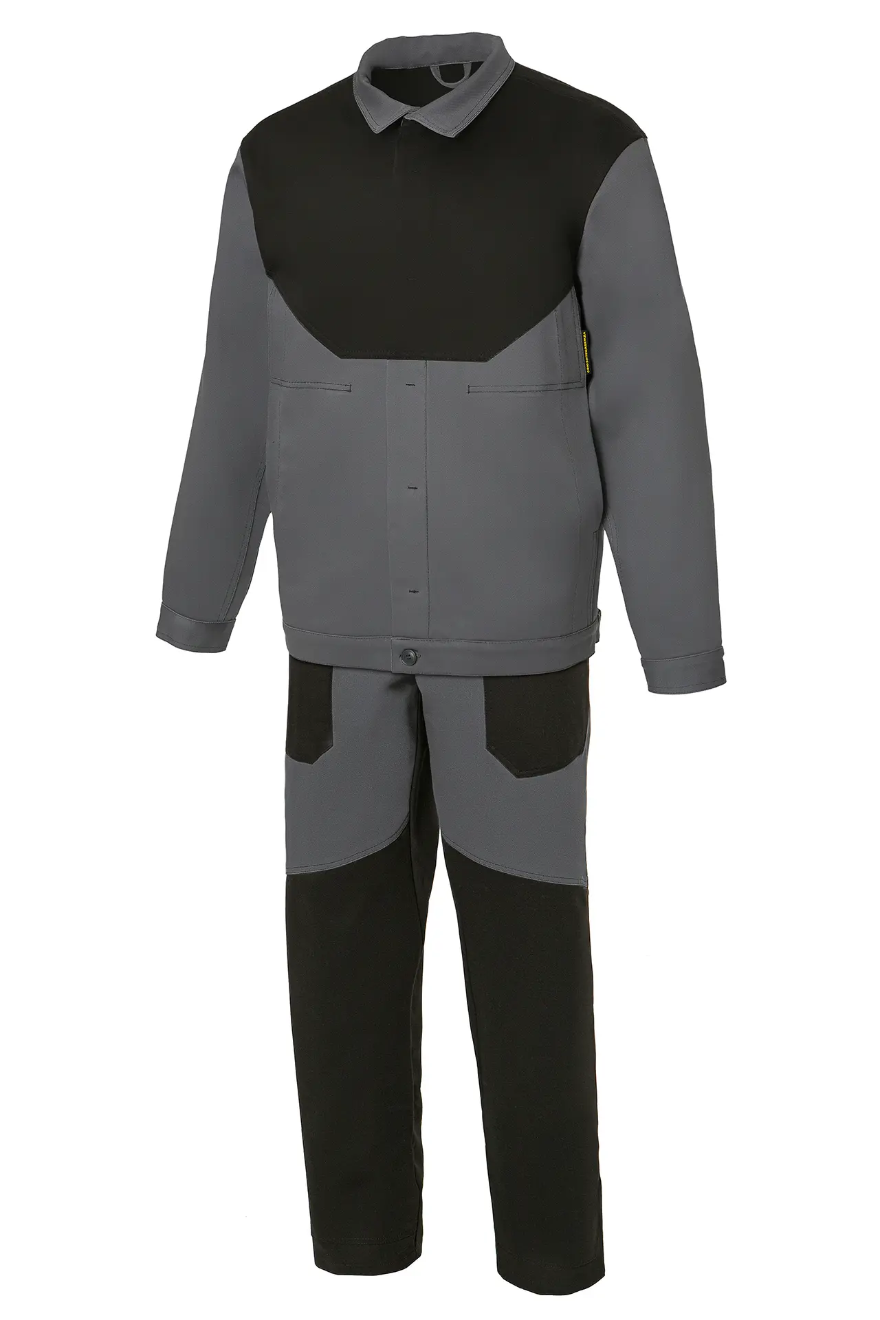 Изображение товара Костюм сварщика Союзспецодежда Прометей цвет темно-серый/черный размер 44-46 рост 170-176 см