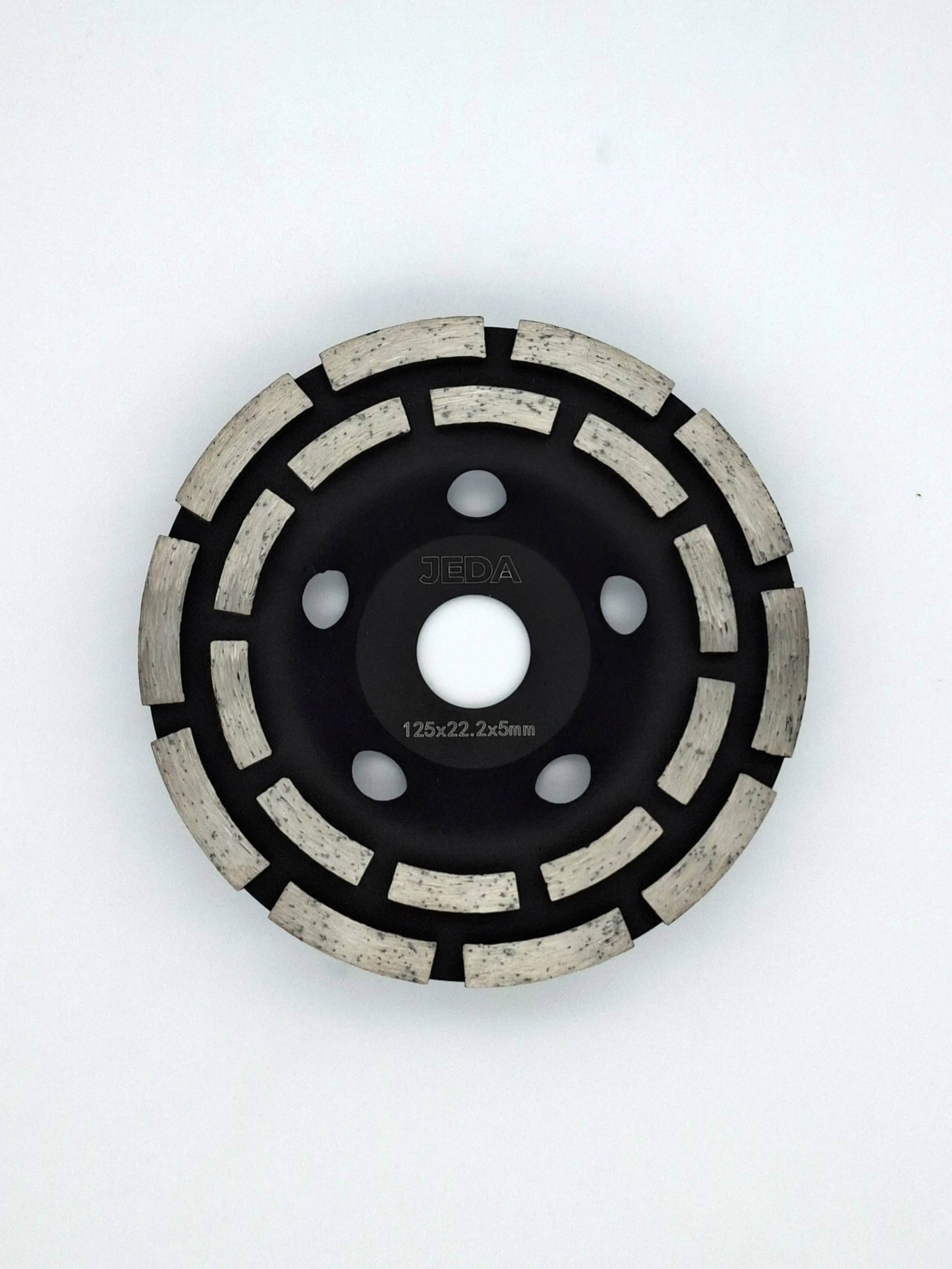 Изображение товара Двухрядная алмазная чашка Jeda J72989 125 мм для бетона и камня
