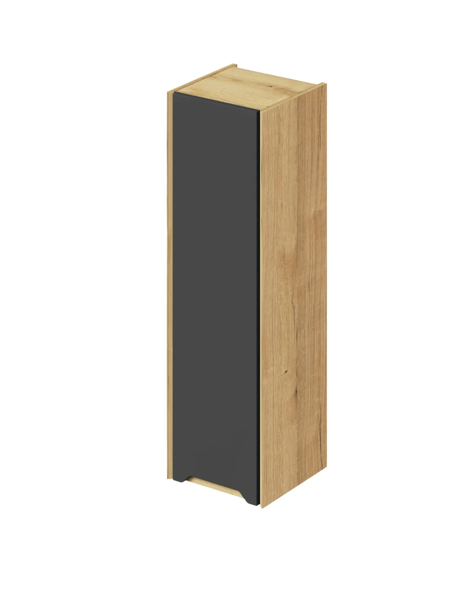 Изображение товара Пенал для ванной подвесной Итана Nill 30 30x30x100 цвет графит