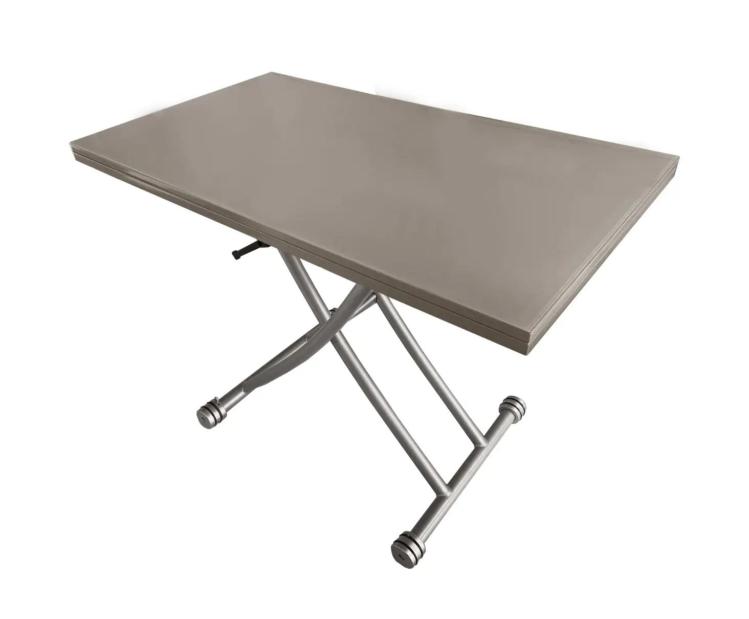 Изображение товара Кухонный стол-трансформер Gomlden B2219s-8 100x100 см из МДФ и стекла