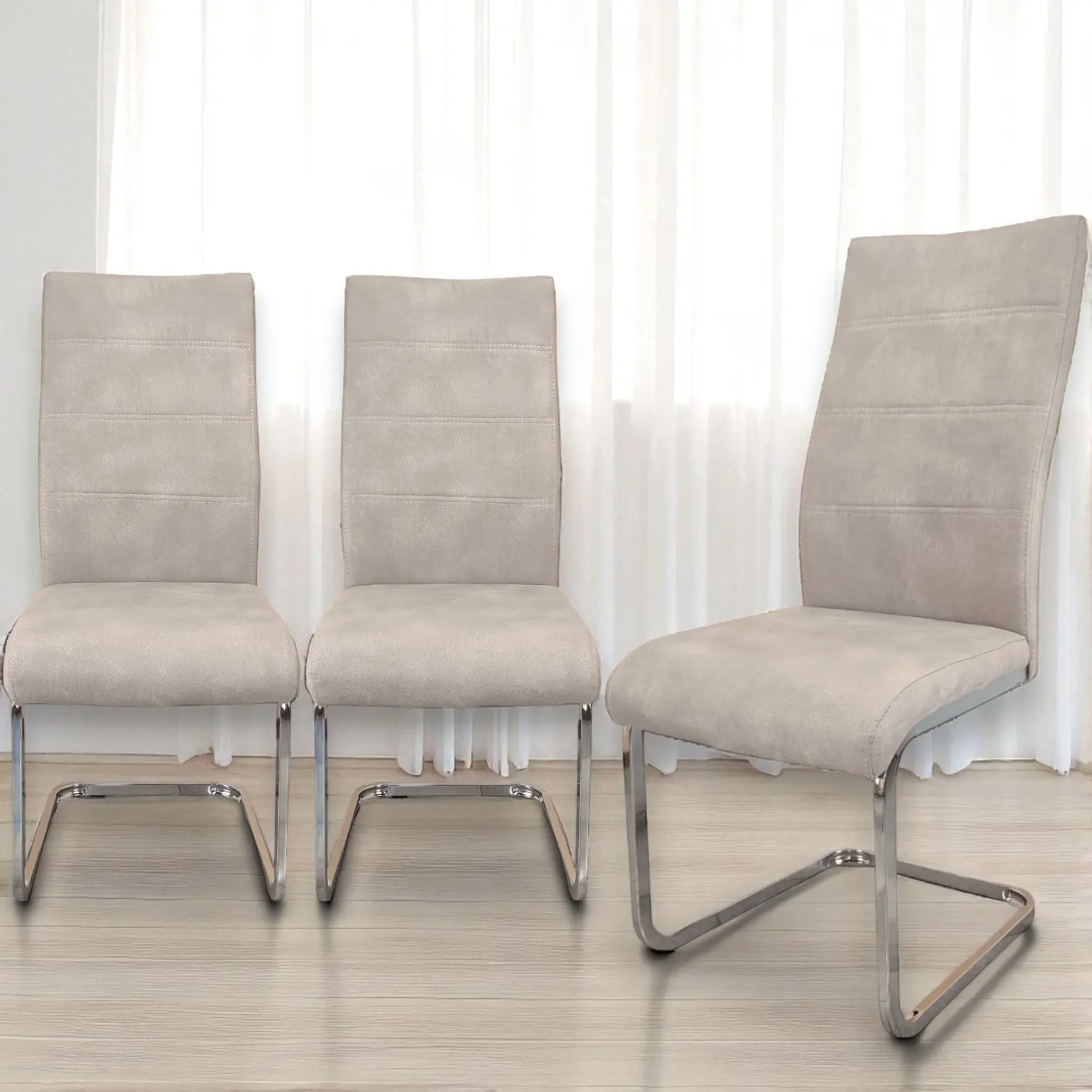 Изображение товара Стул Okay Dc300 Toronto комплект 3 шт светло-бежевый современный мебель)