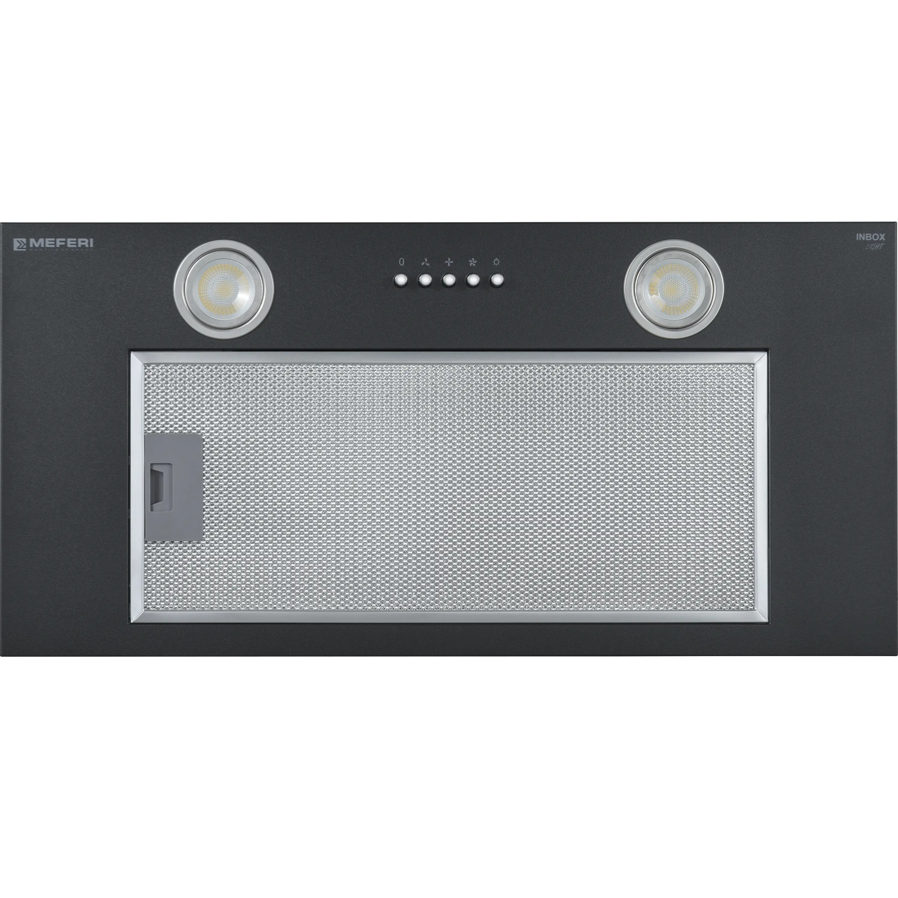Изображение товара Встраиваемая вытяжка Meferi Inbox60BK Light 60 см цвет черный