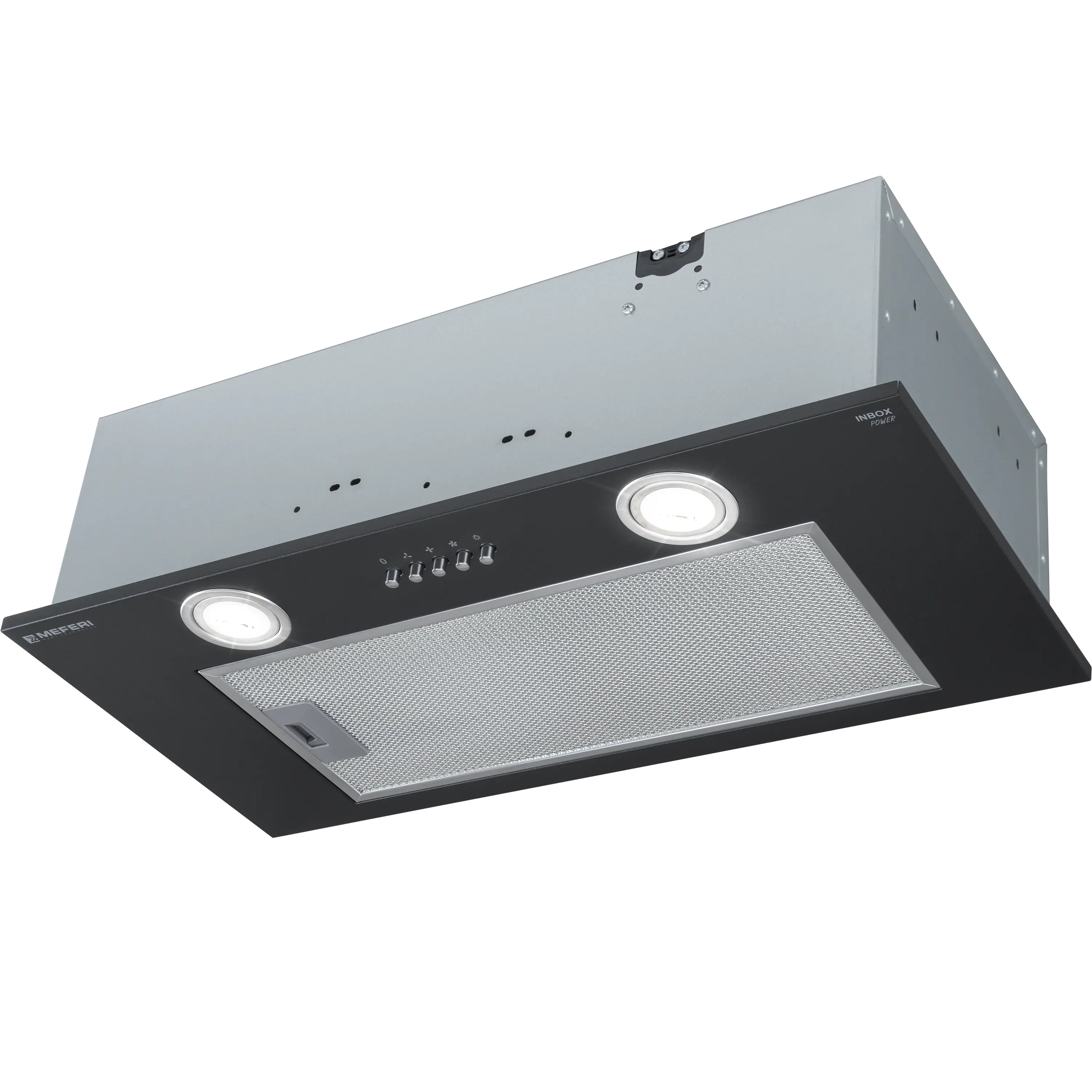 Изображение товара Встраиваемая вытяжка Meferi Inbox60BK Power 60 см цвет черный