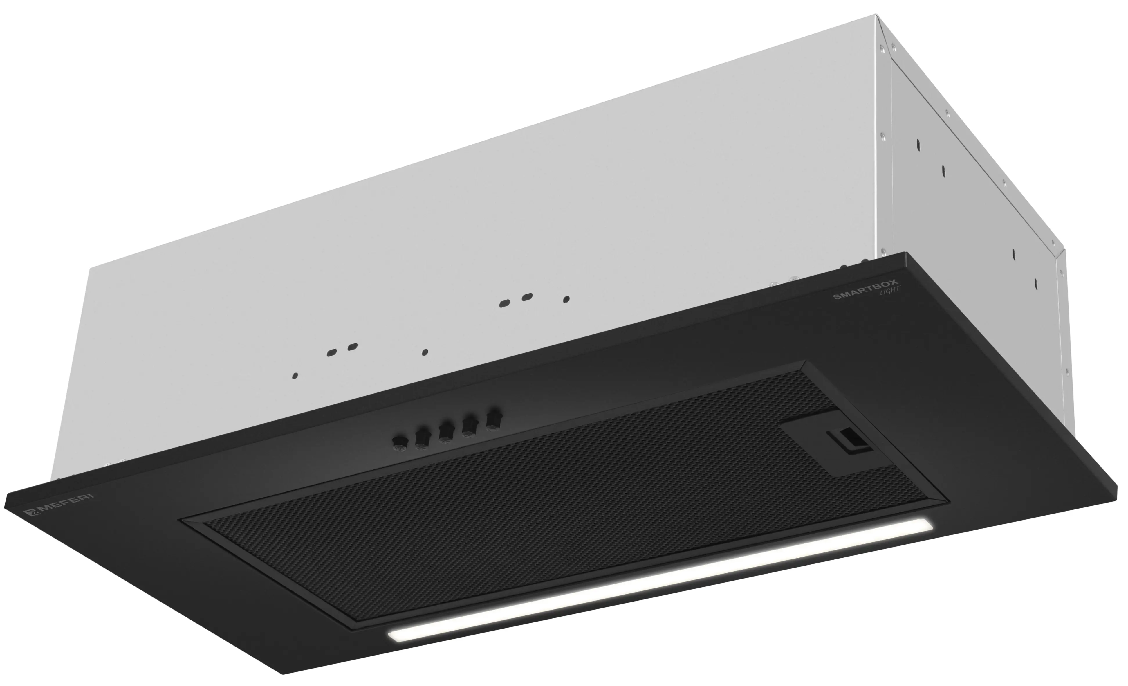 Изображение товара Вытяжка полновстраиваемая Meferi SMARTBOX60BK LIGHT 60 см цвет черный